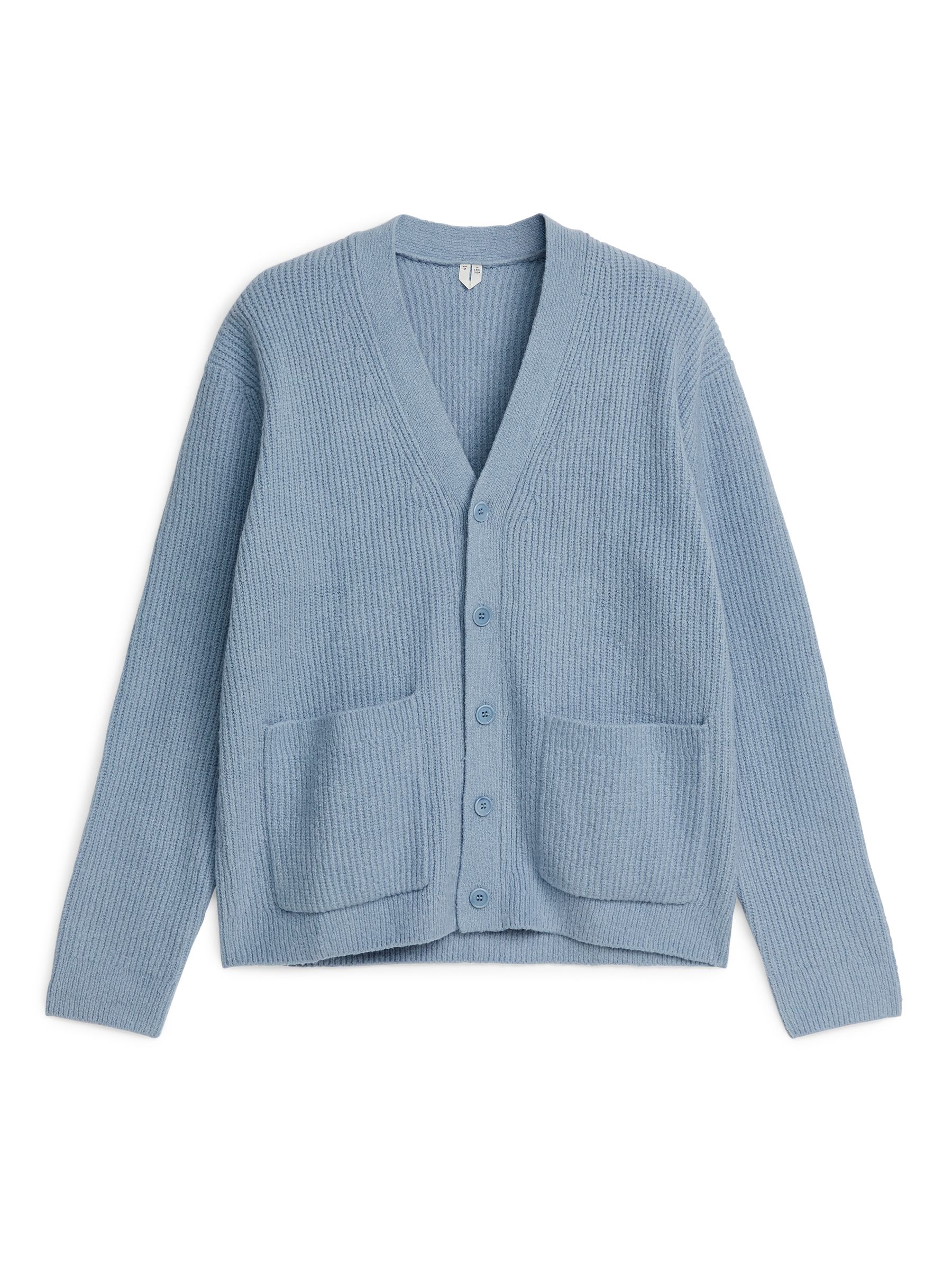 Strickjacke mit V-Ausschnitt - Hellblau - Regular Fit - Herren - StillMedia/DescriptiveStillLife - 1