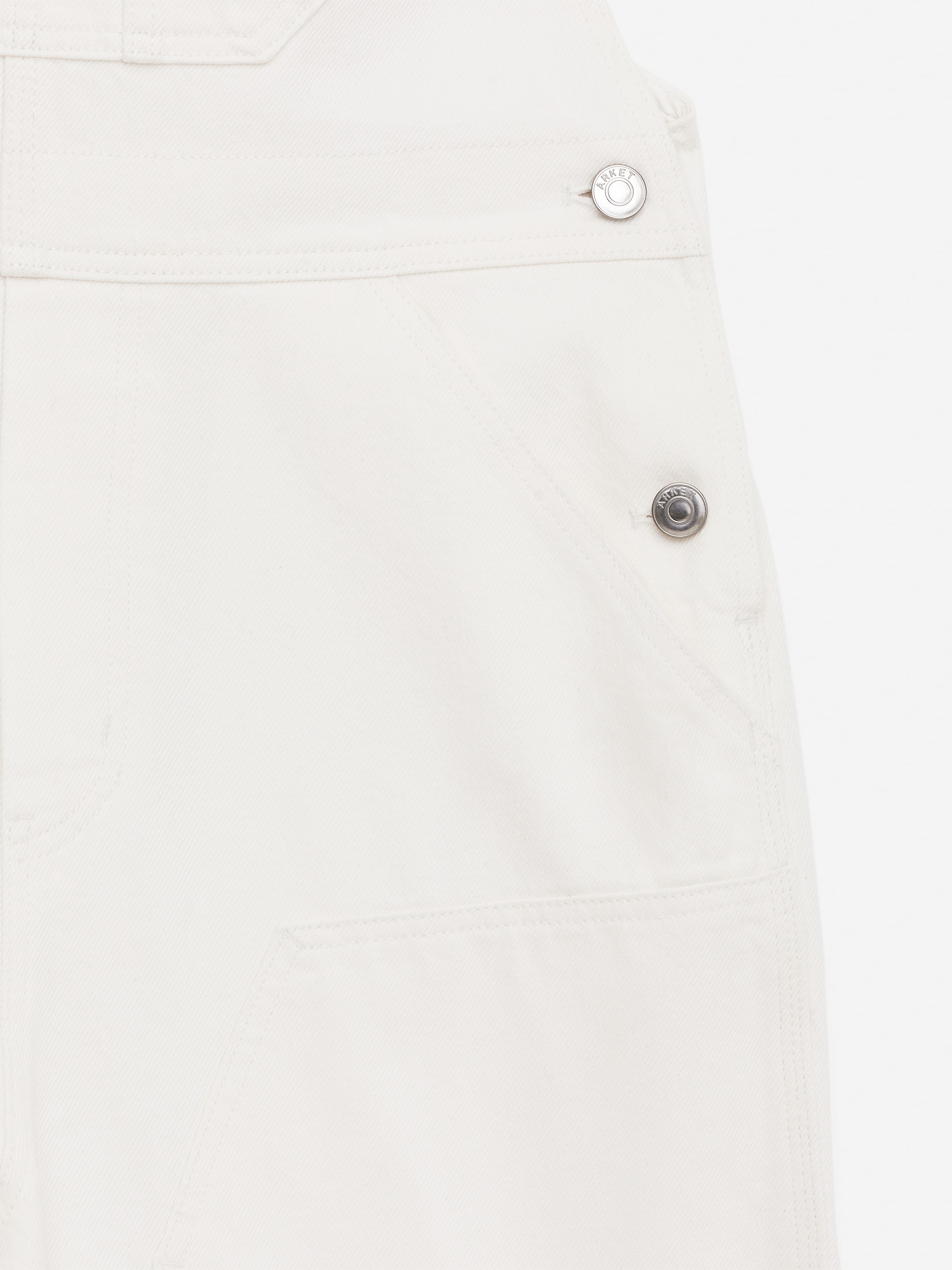 Salopette in denim - Bianco - Regular fit - Women - StillMedia/DescriptiveDetail - 2