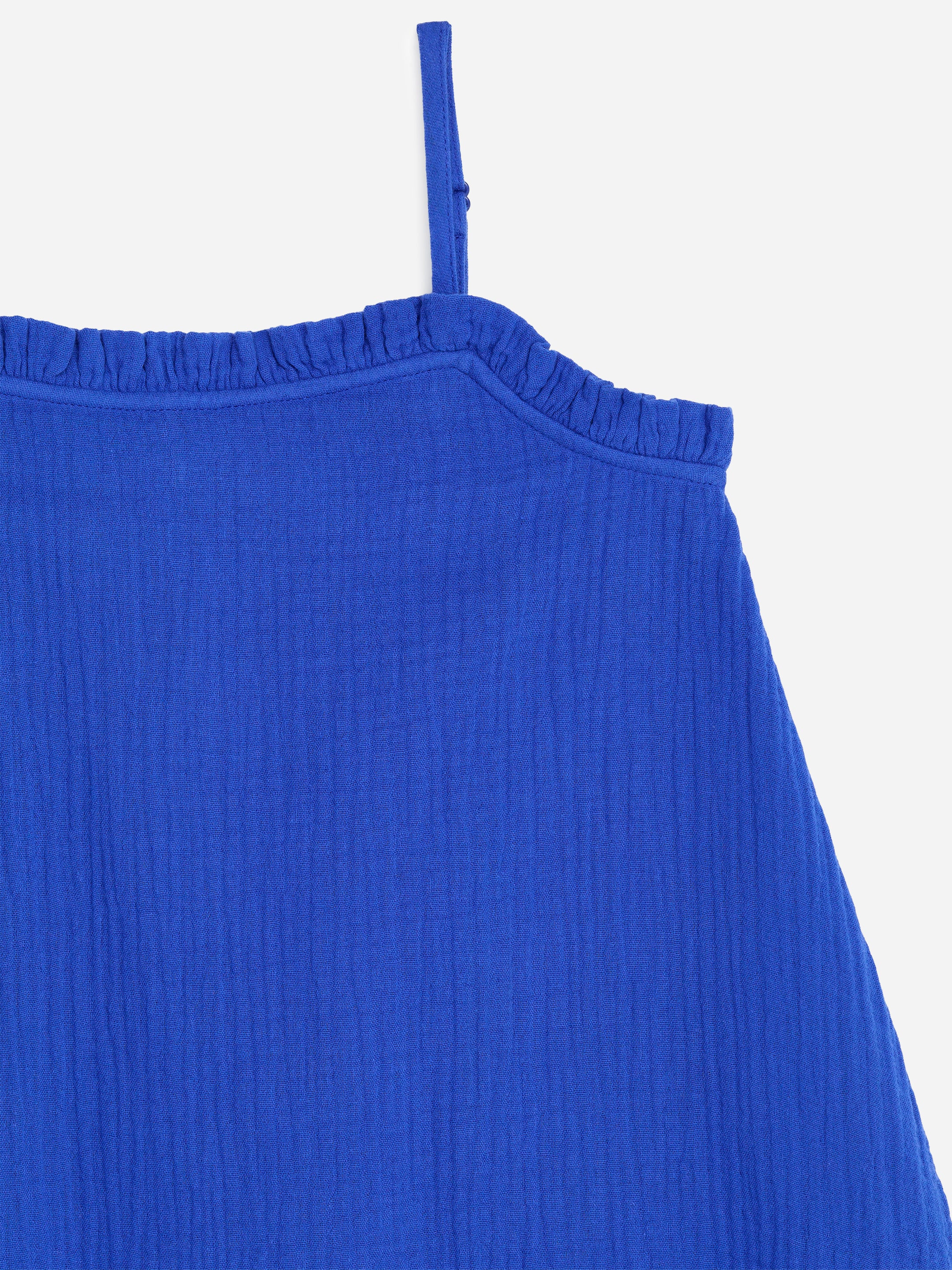 Kleid aus Baumwollmusselin - Knallblau - Relaxed Fit - Children - StillMedia/DescriptiveDetail - 2