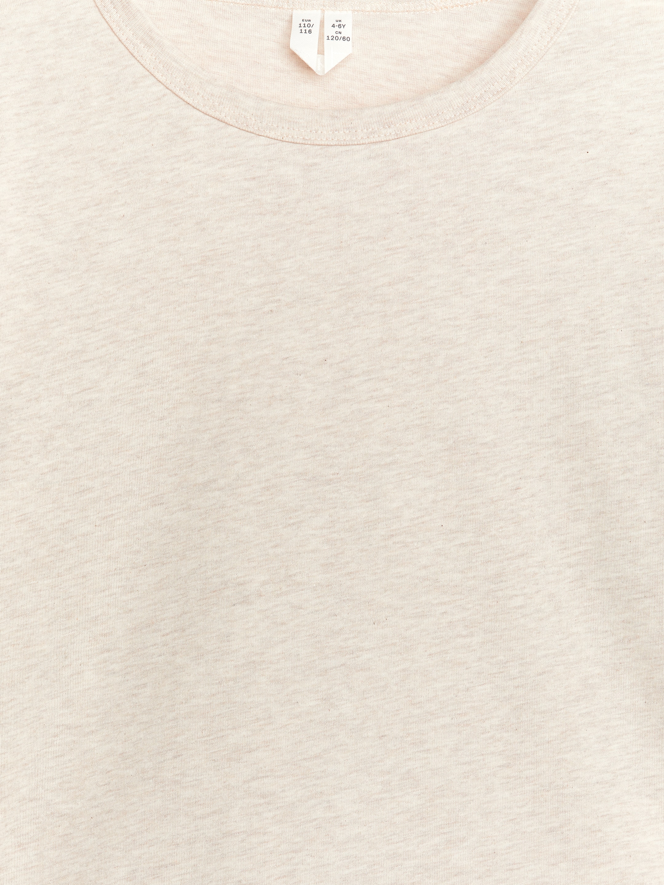 Oversized Long-Sleeved T-Shirt - Beige Melange - Oversized - Children - StillMedia/DescriptiveDetail - 2