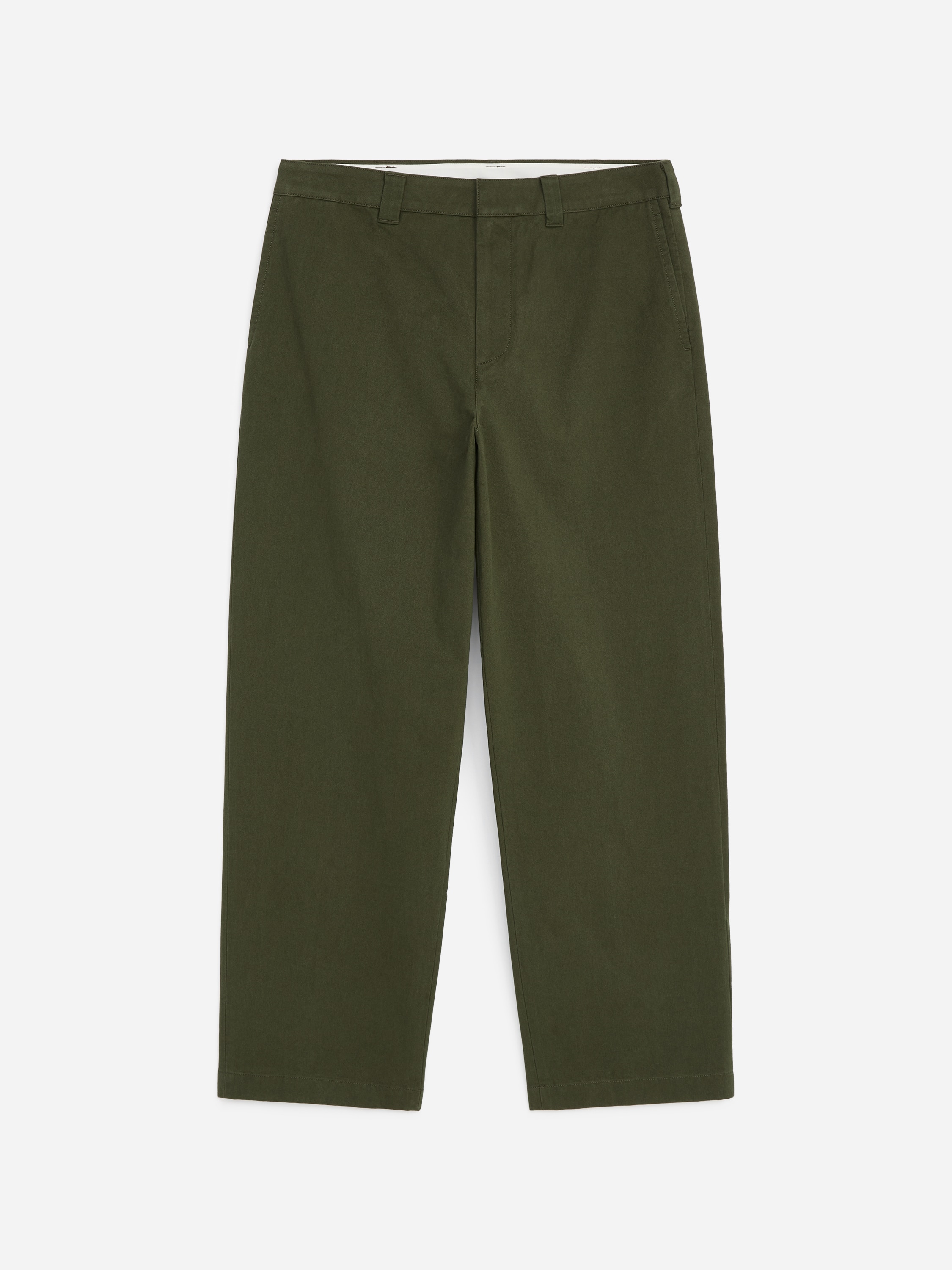 Széles-Szabású Munkastílusú Chino Nadrágok - Khaki Zöld/Mole/Sötétkék