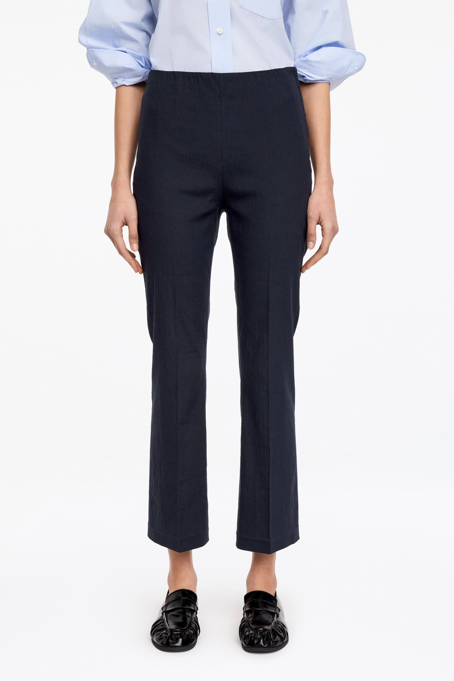 Kick flare-byxor - Mörkblå - 3