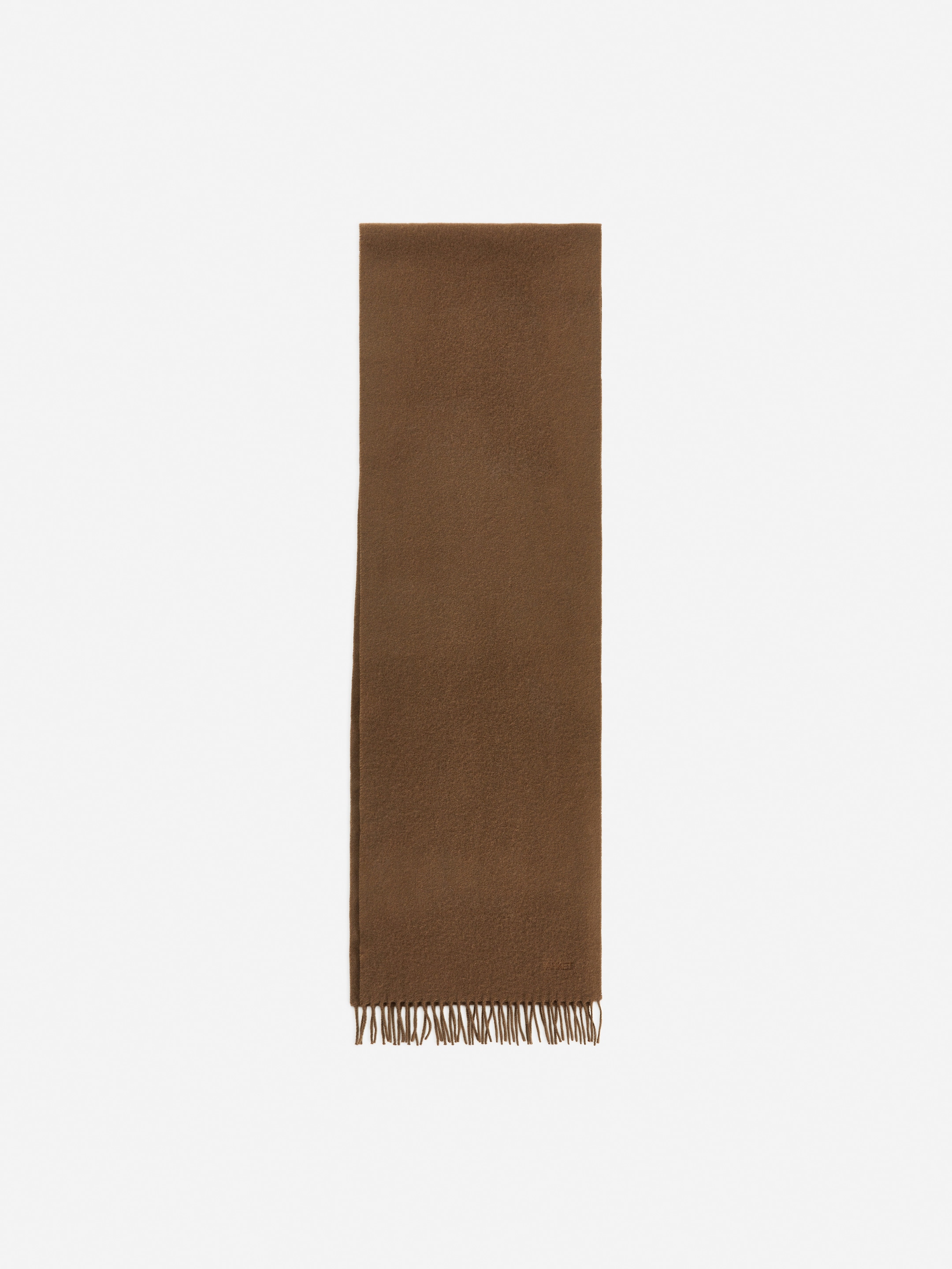 Visa större bild: Ullhalsduk - Mörkbeige - HERR | H&M FI 1