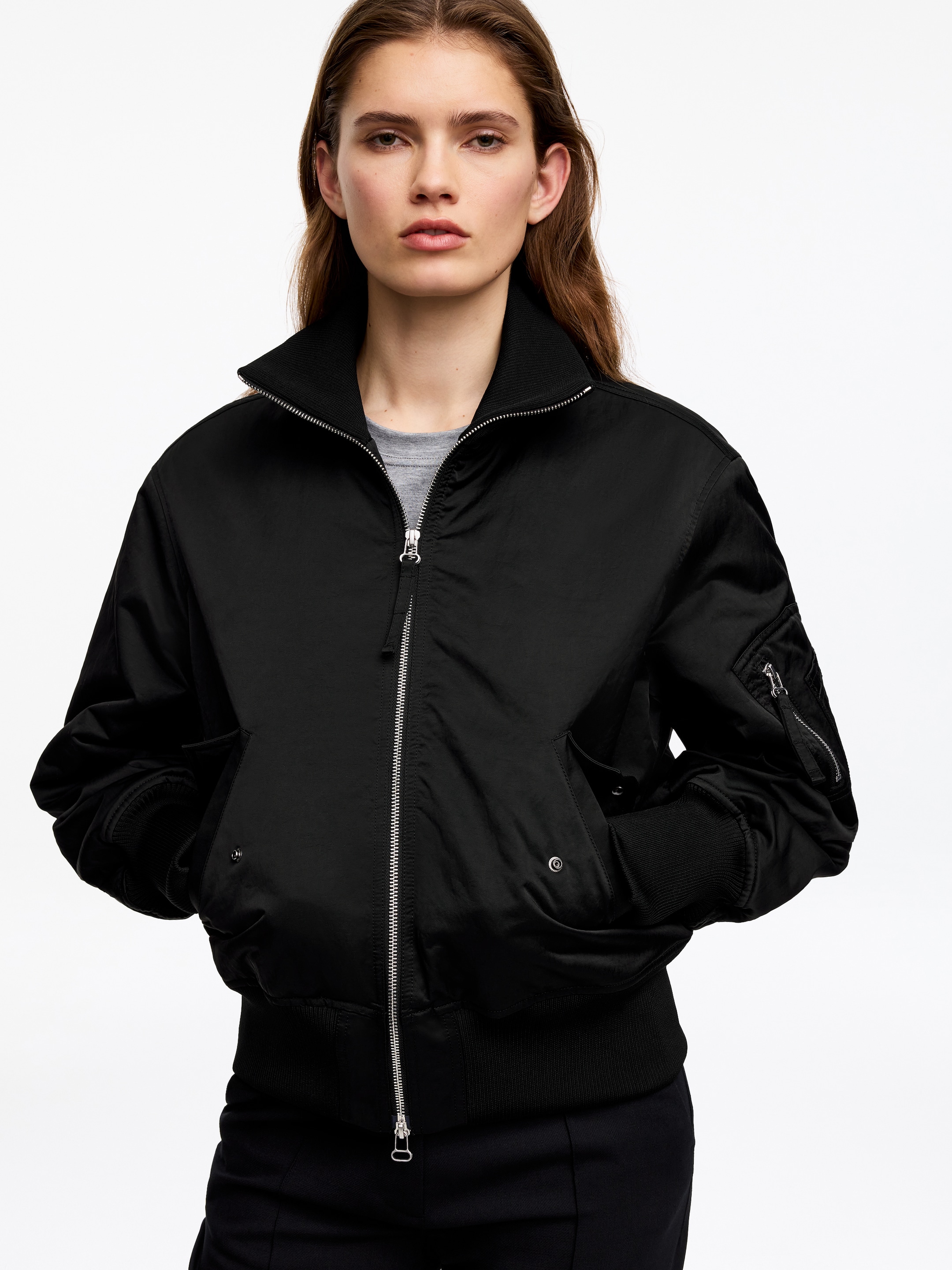 Nylonjacka - Svart - Regular fit - Women - StillMedia/Lookbook - 3