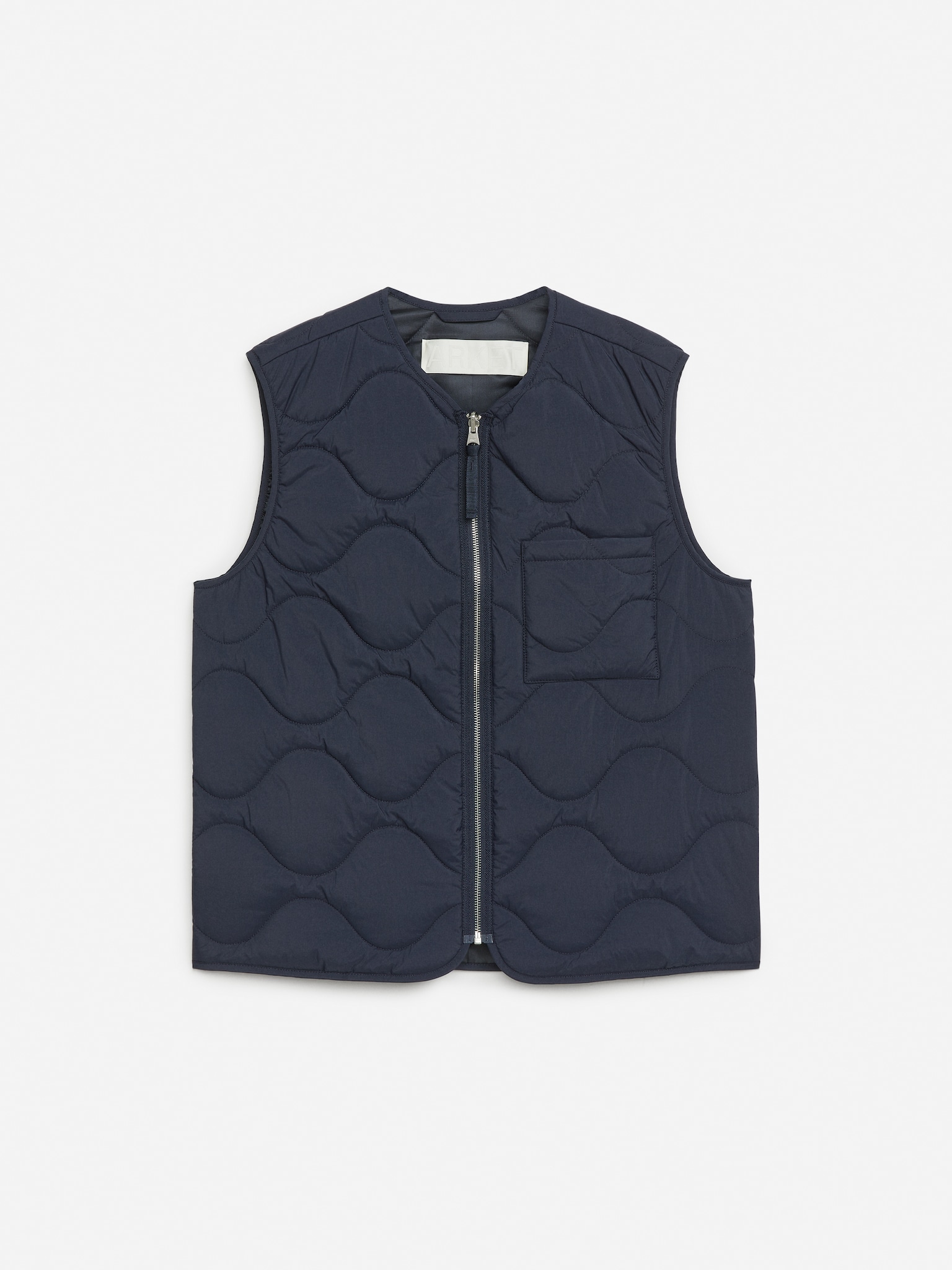 2-in-1 quiltet vest - Mørkeblå/Kakigrøn/Sort/Rødbrun/Blå/Grøn - 2