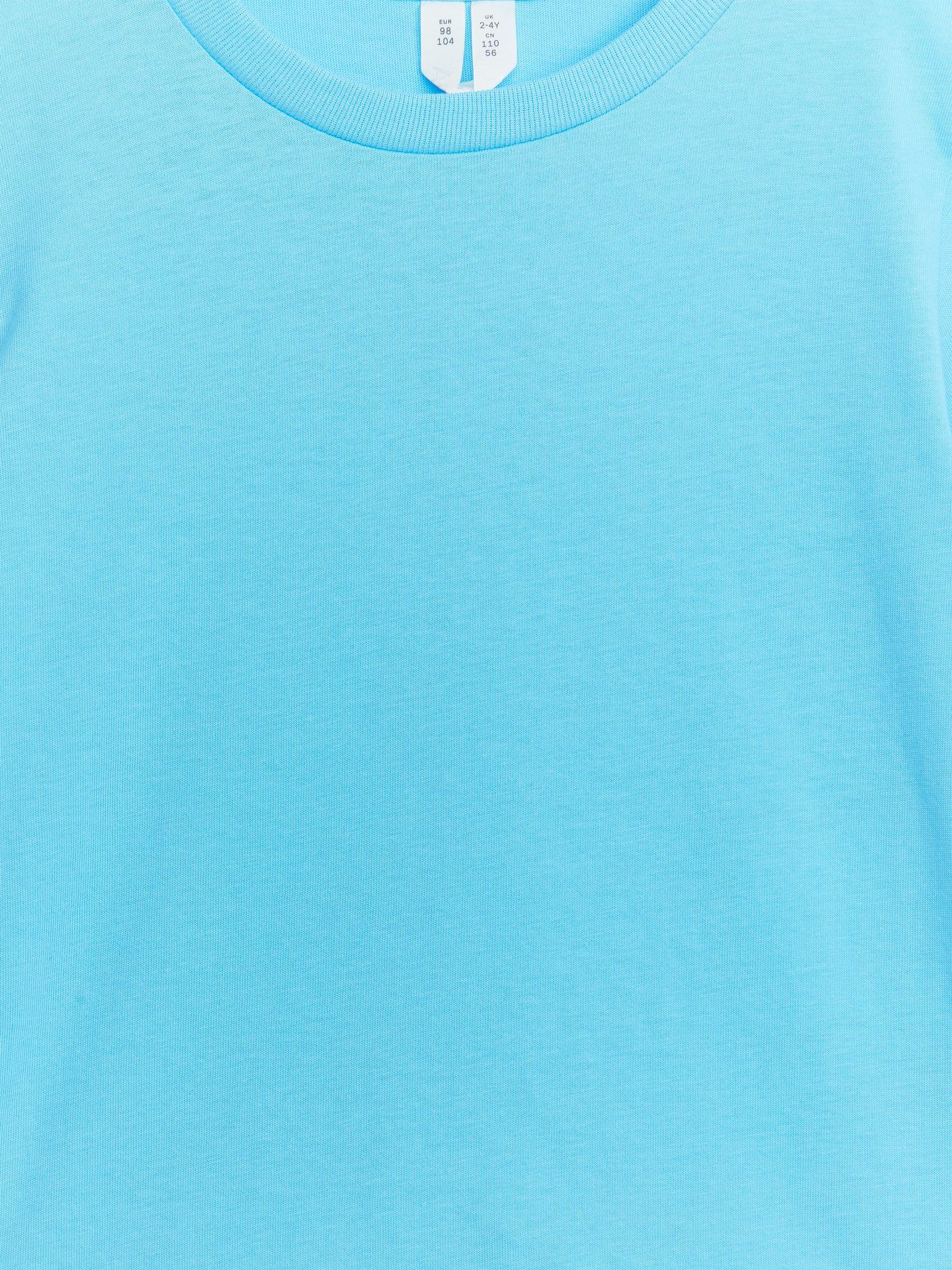 Crew-Neck T-shirt - Turkusowy - Fason normalny - Children - StillMedia/DescriptiveDetail - 2
