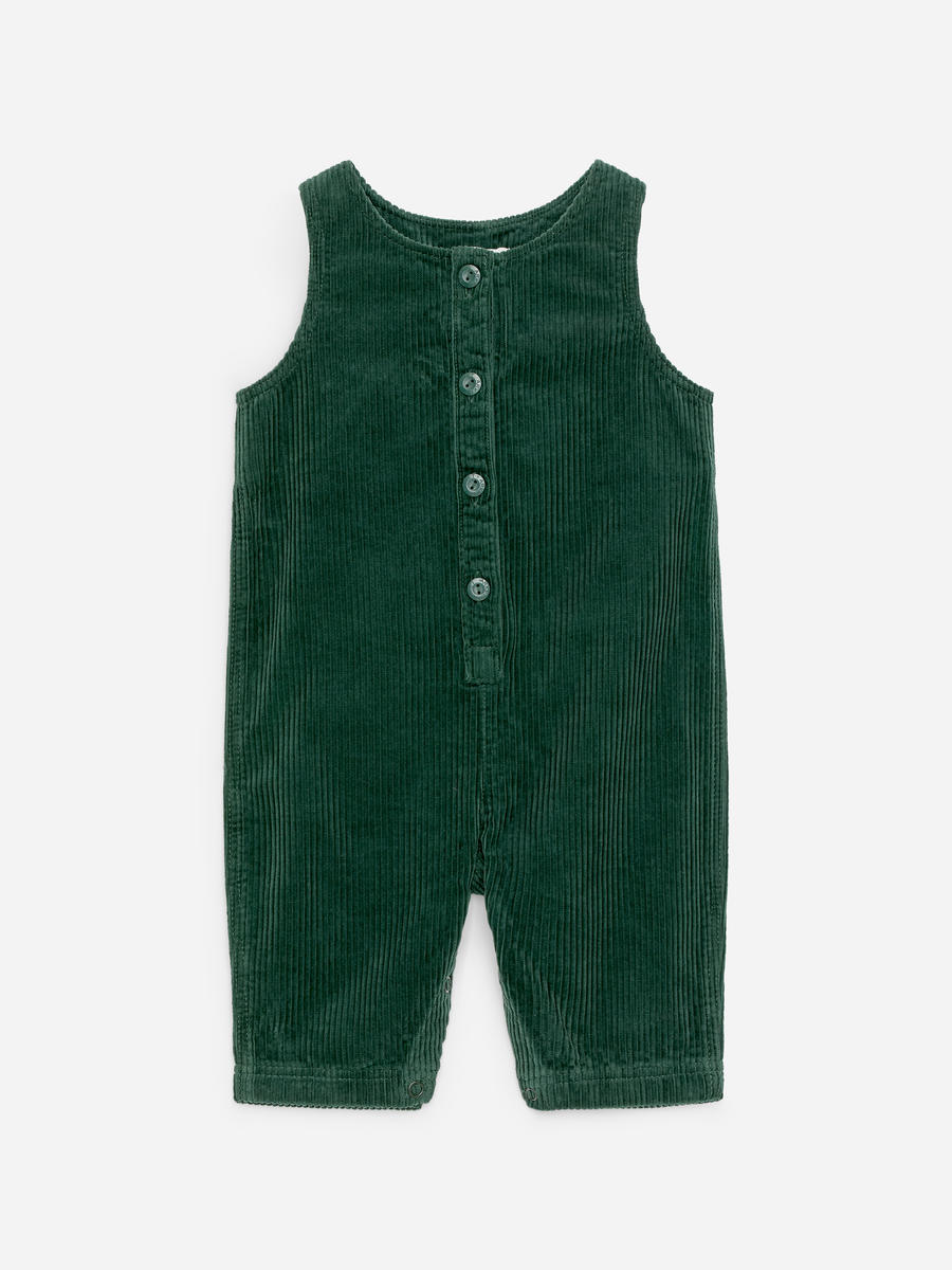 ARKET Kids   Corduroy Jumpsuit Green,  size 86