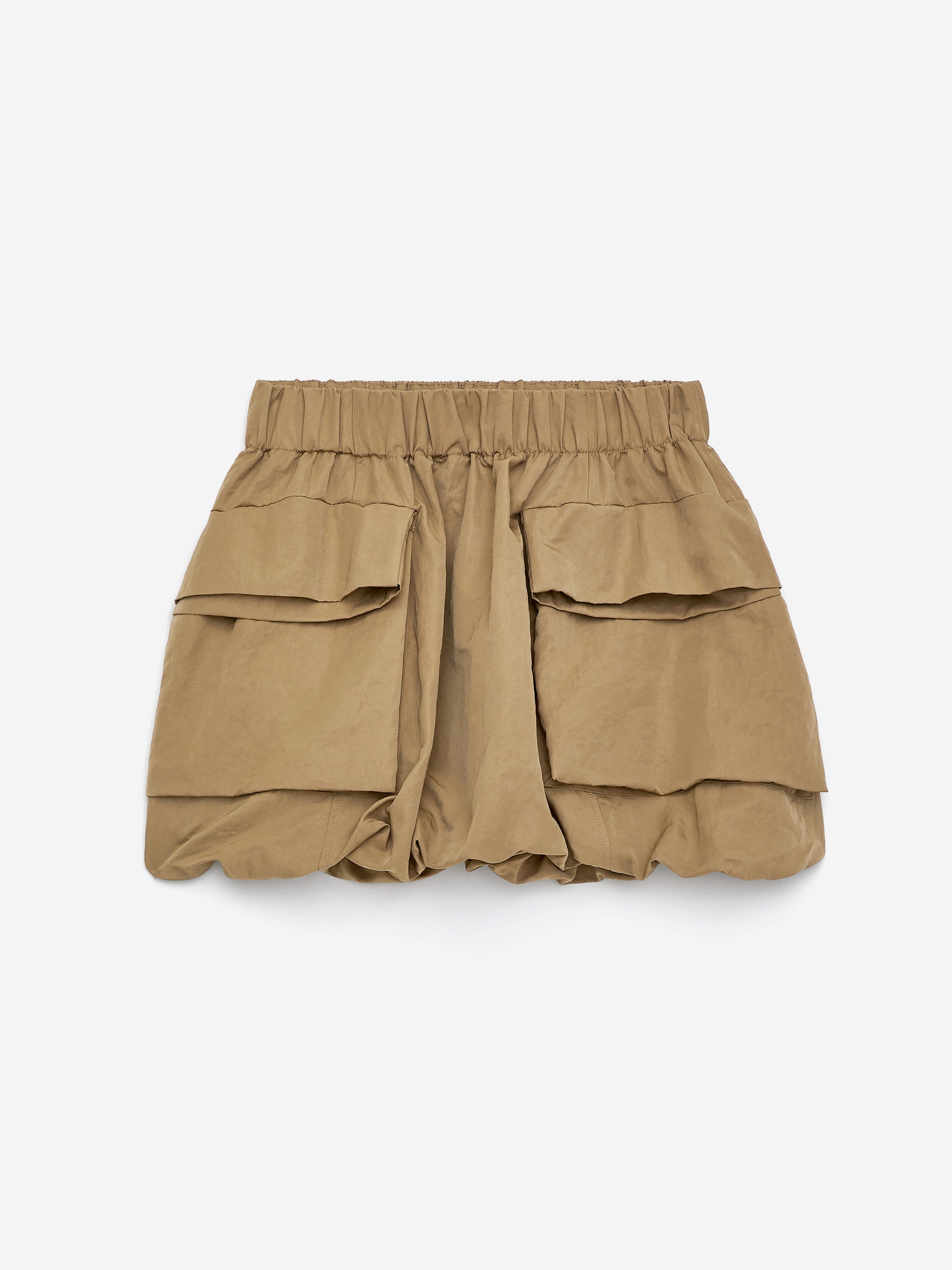 Mini Bubble Skirt - Dark Beige - Regular fit - Women - StillMedia/DescriptiveStillLife - 1