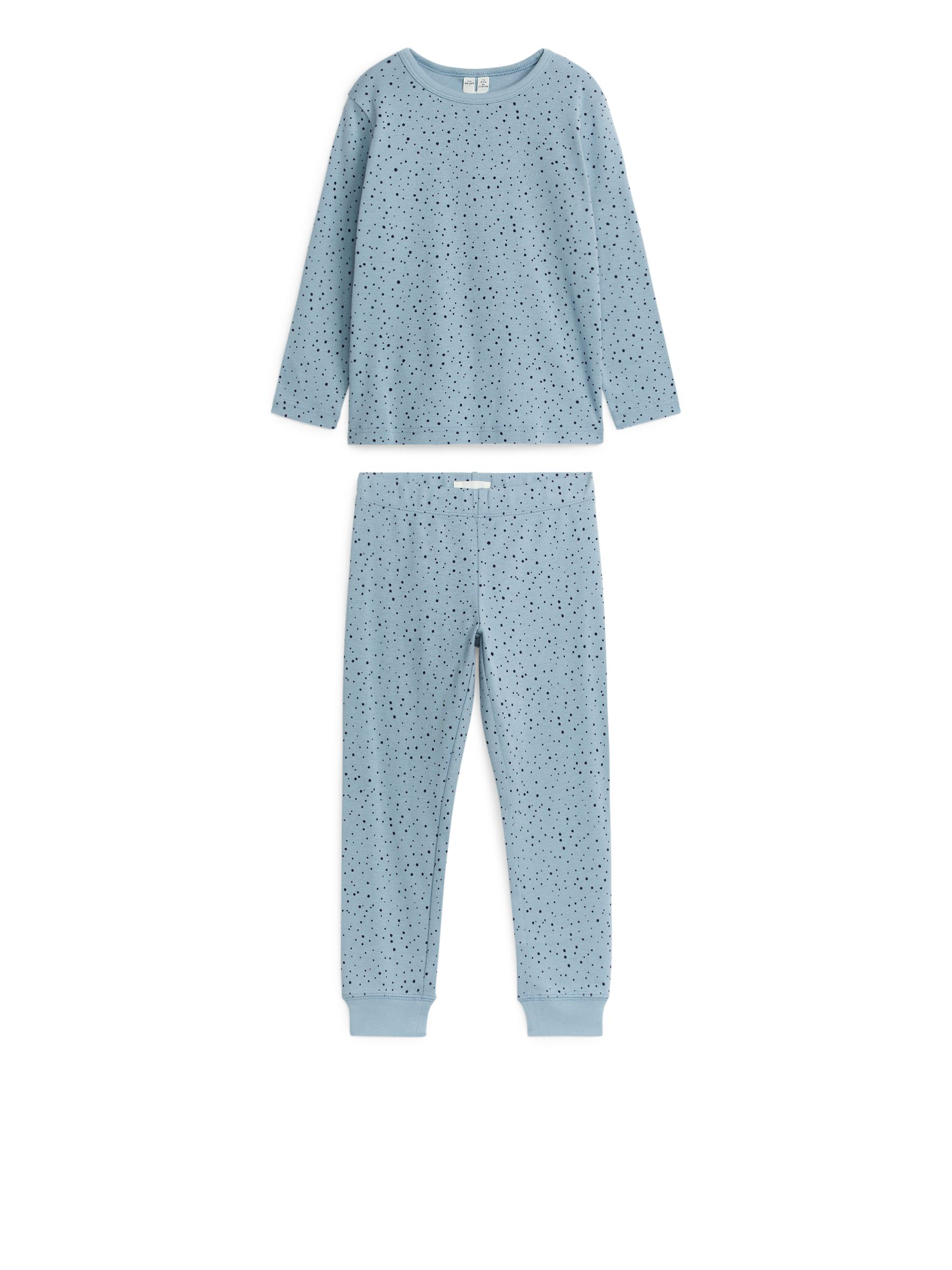 Jersey-Pyjama - taubenblau/kleine Punkte - Regular Fit - Kinder - StillMedia/DescriptiveStillLife - 2