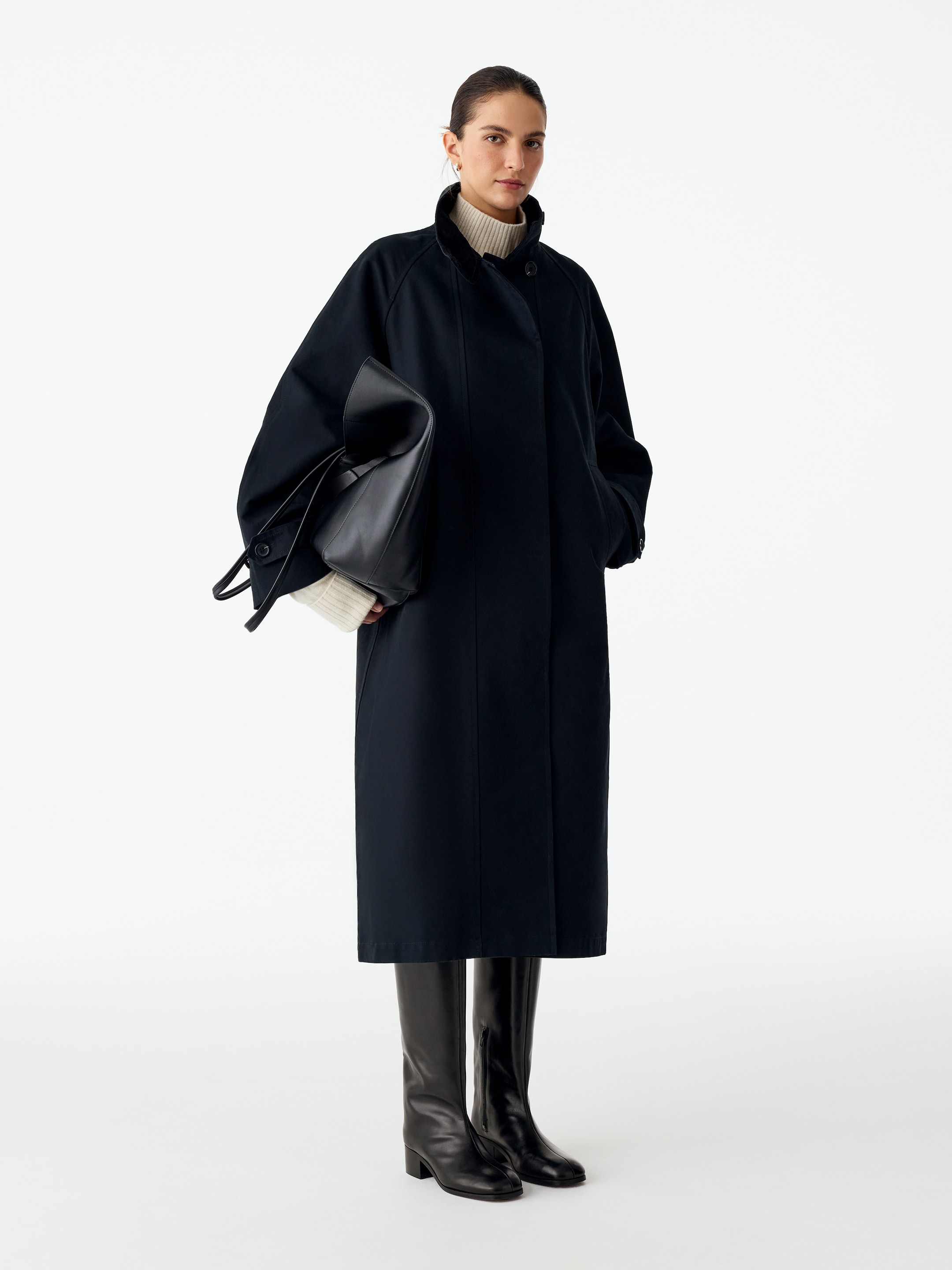 Kniehoher Lederstiefel - Schwarz - women - StillMedia/Lookbook - 7