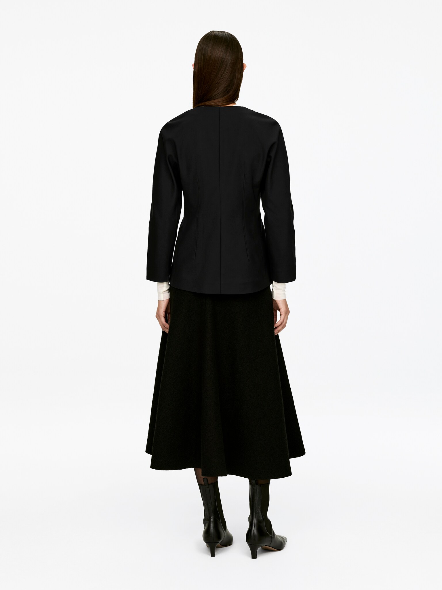 Haut péplum zippé - Noir - 5