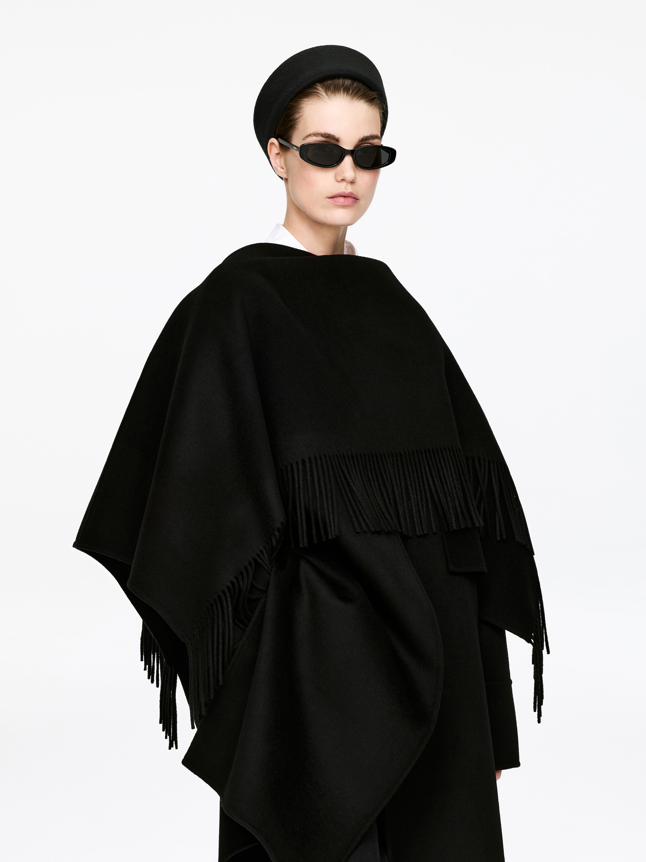 Boiled Wool Hat - Black - Women - StillMedia/Lookbook - 2