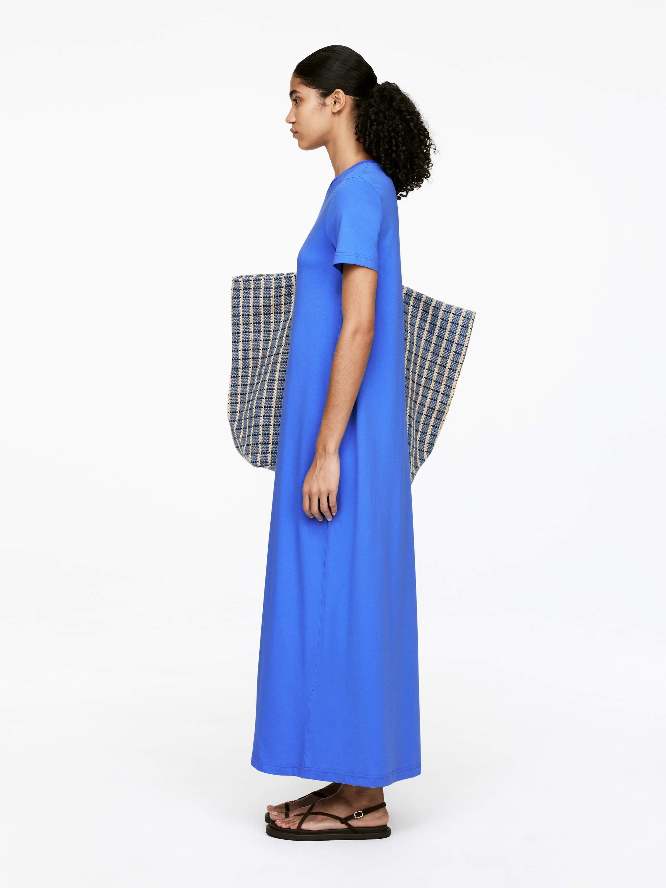 Größeres Bild anzeigen: T-Shirt-Maxikleid - Blau - Ladies | H&M AT 3