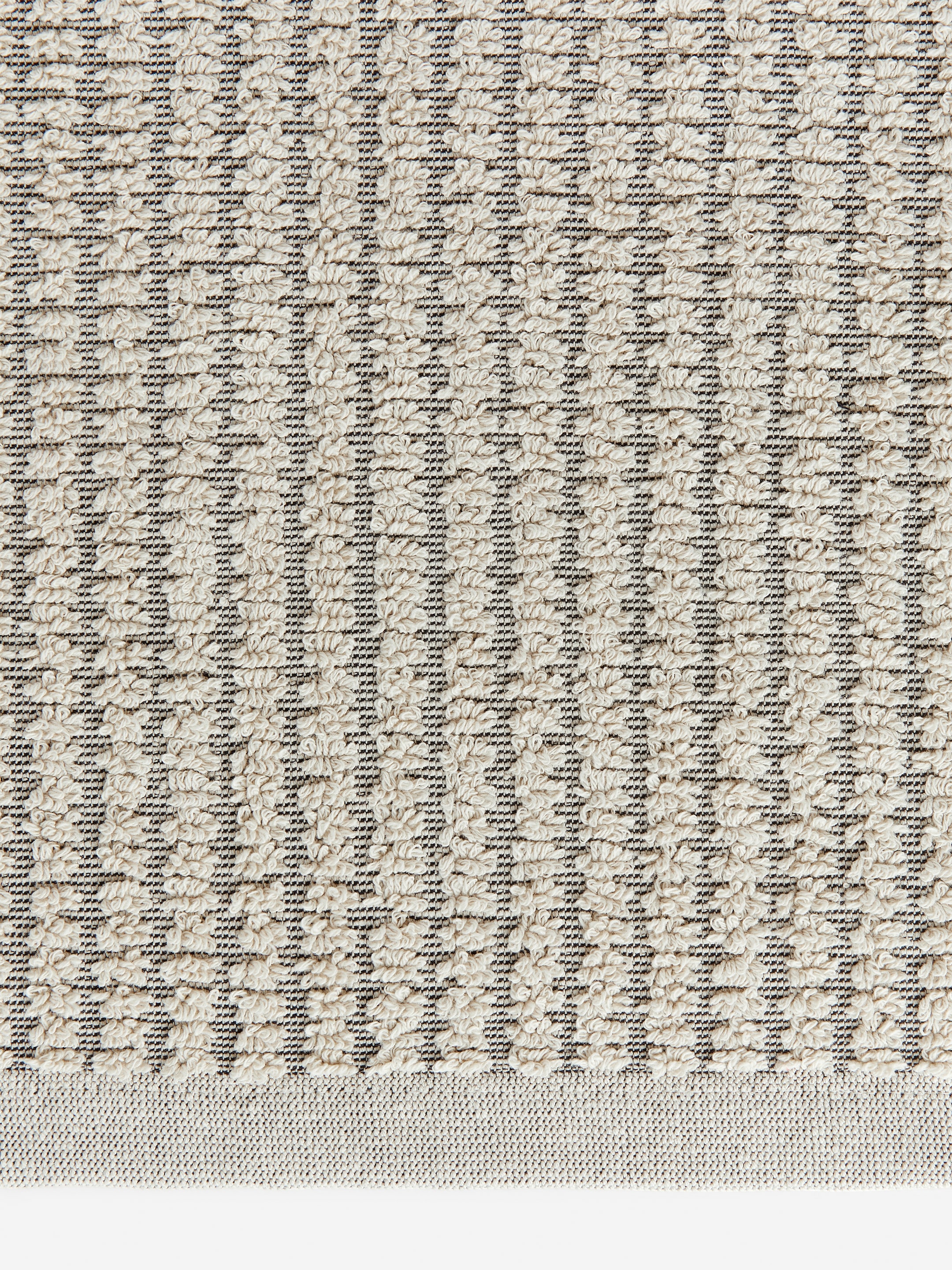 Visualizza immagine più grande: Tappeto da bagno in cotone - Beige/Grigio - HOME | H&M IT 2