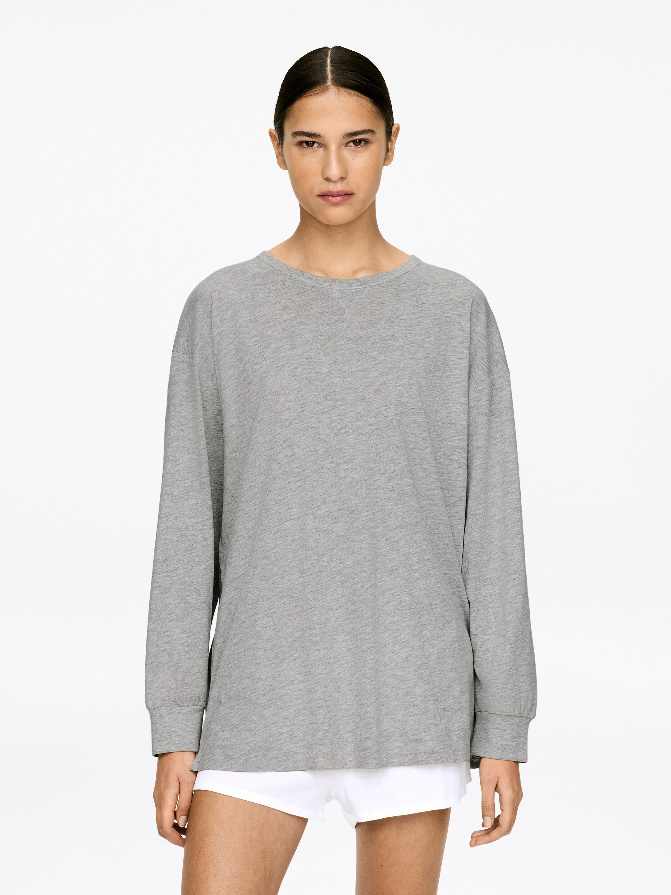 Größeres Bild ansehen: Langarmshirt - Grau - Ladies | H&M DE 1