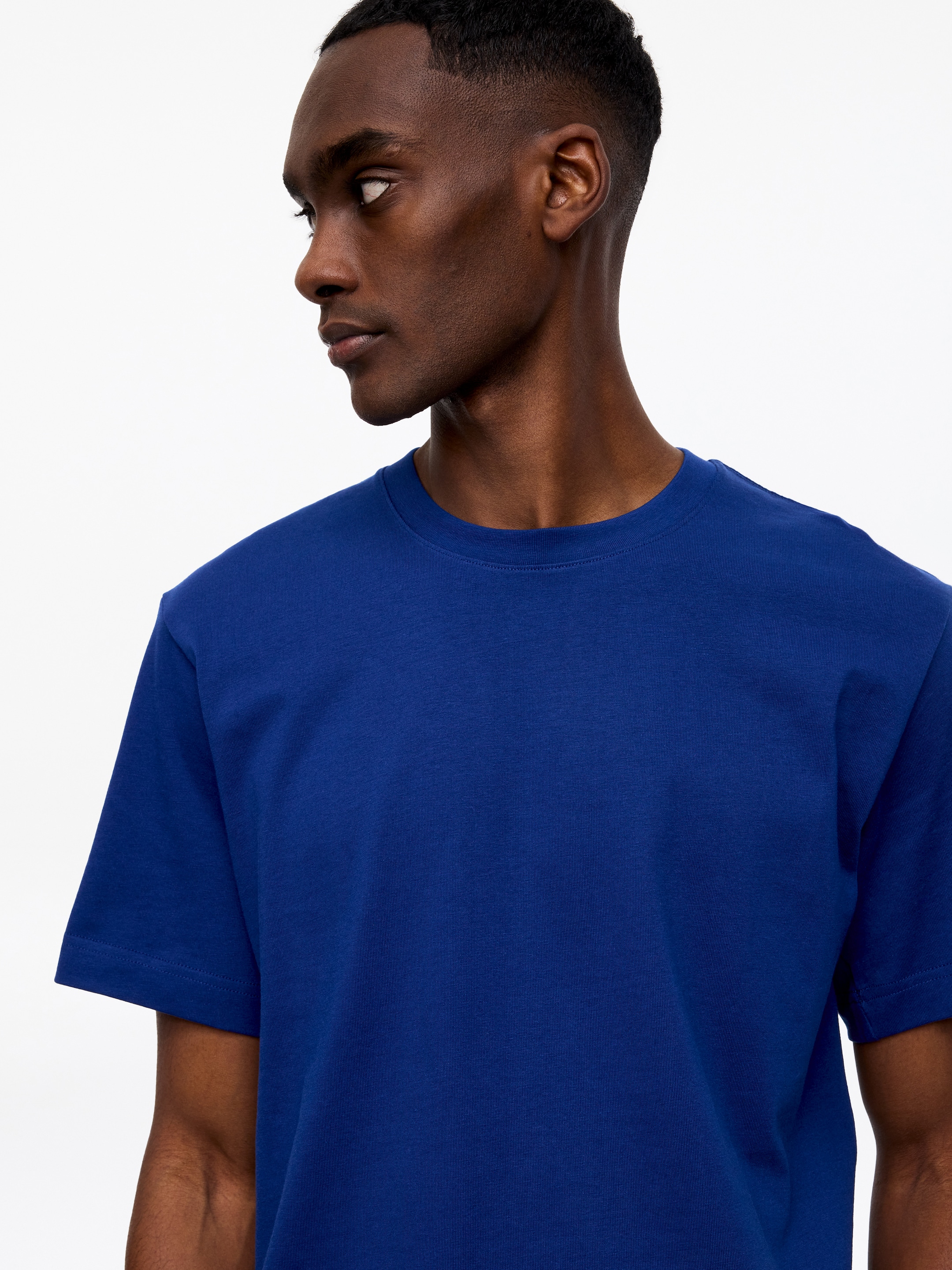 T-shirt décontracté 220 GSM - Bleu - Regular fit - Homme - StillMedia/Lookbook - 3
