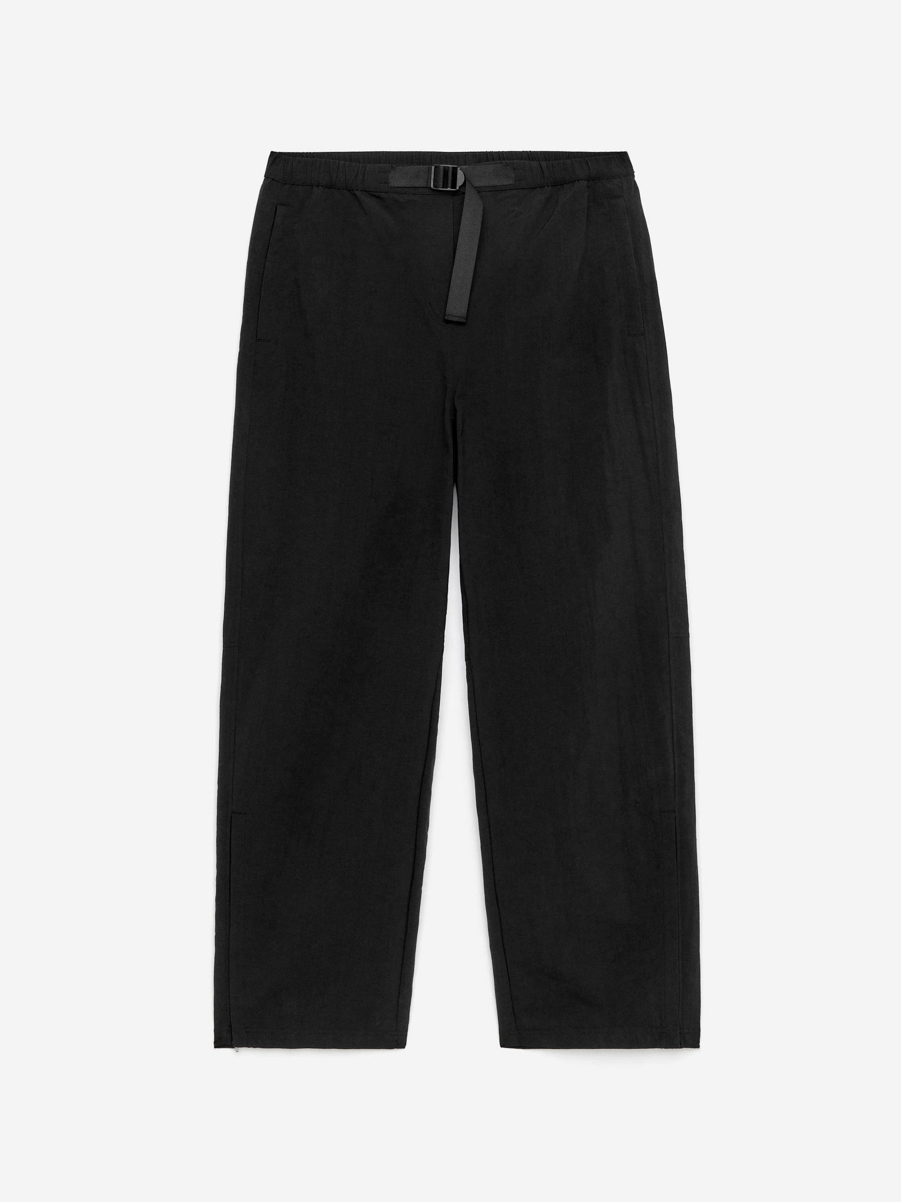 Belted Trousers-Black-16264