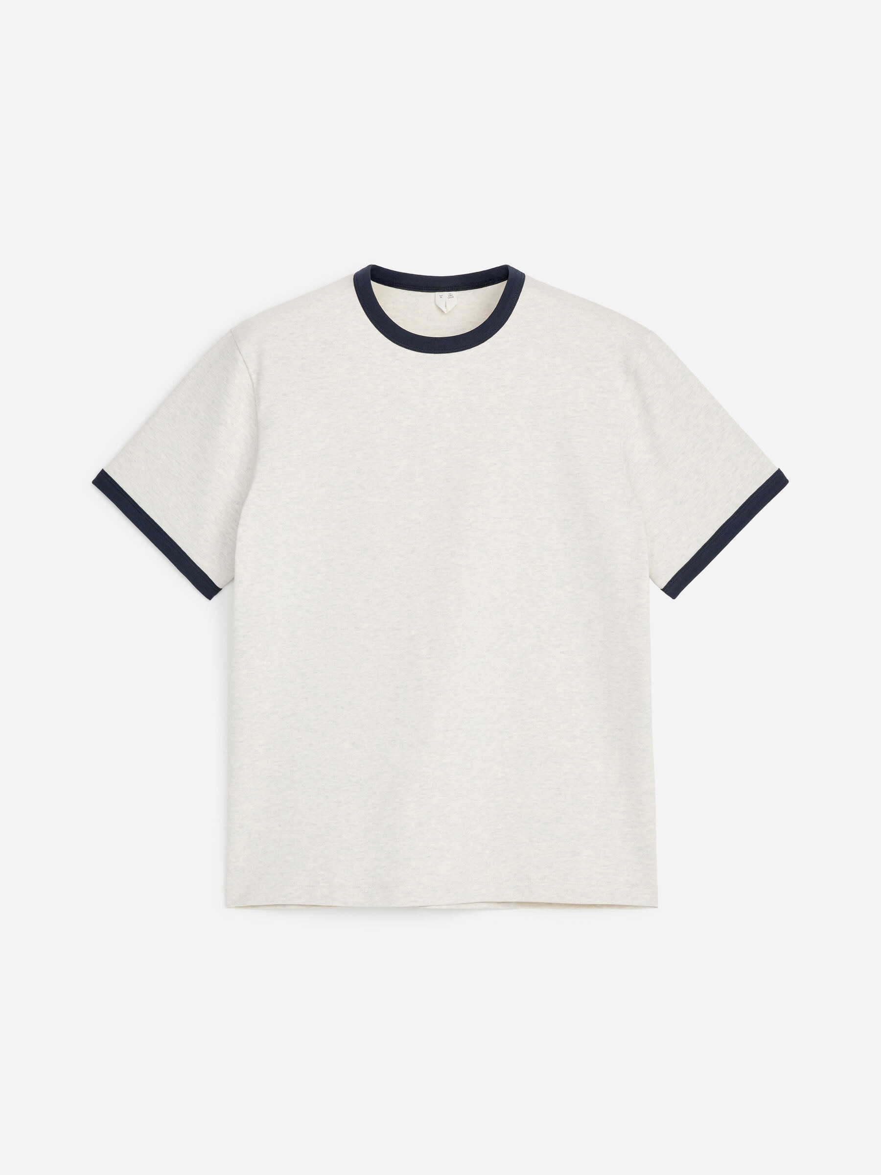 Fitted T-Shirt-#E5E0C7-19377