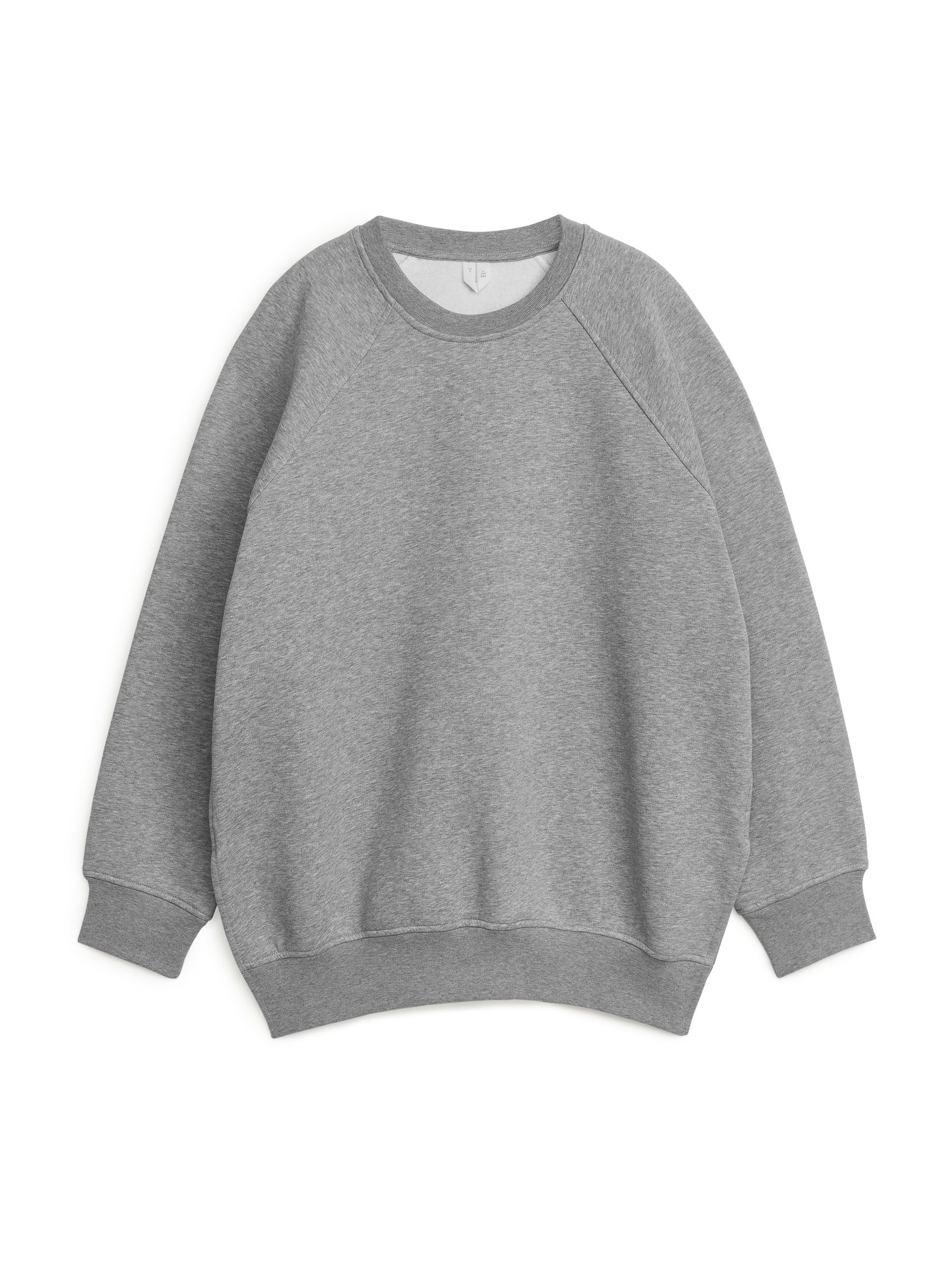 Oversized Sweatshirt - Grey Melange - Relaxed fit - Women - StillMedia/DescriptiveStillLife - 1