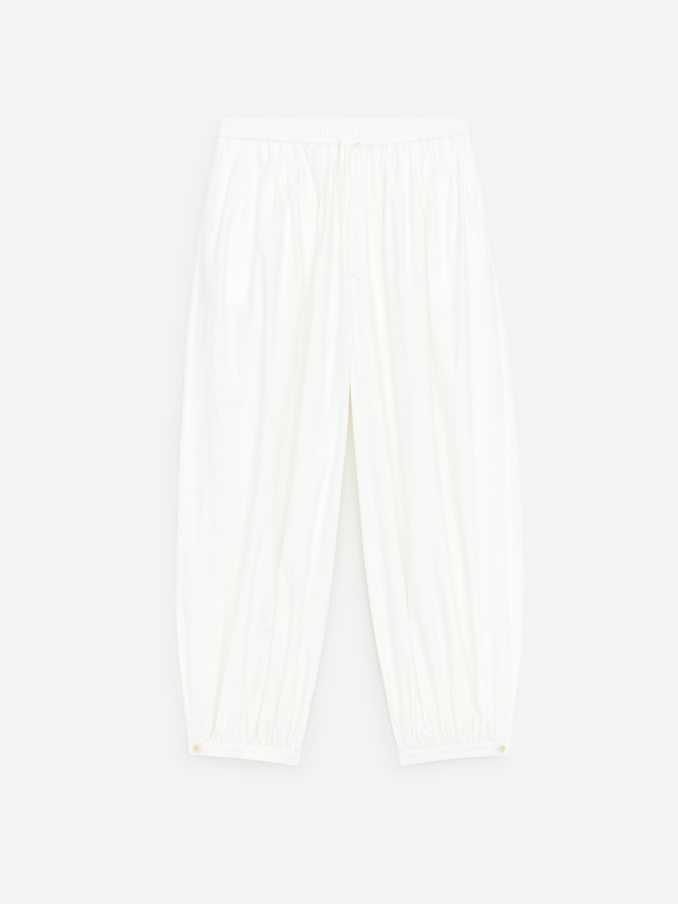 Ballongbukser i bomull - Hvit/Svart/Khakigrønn