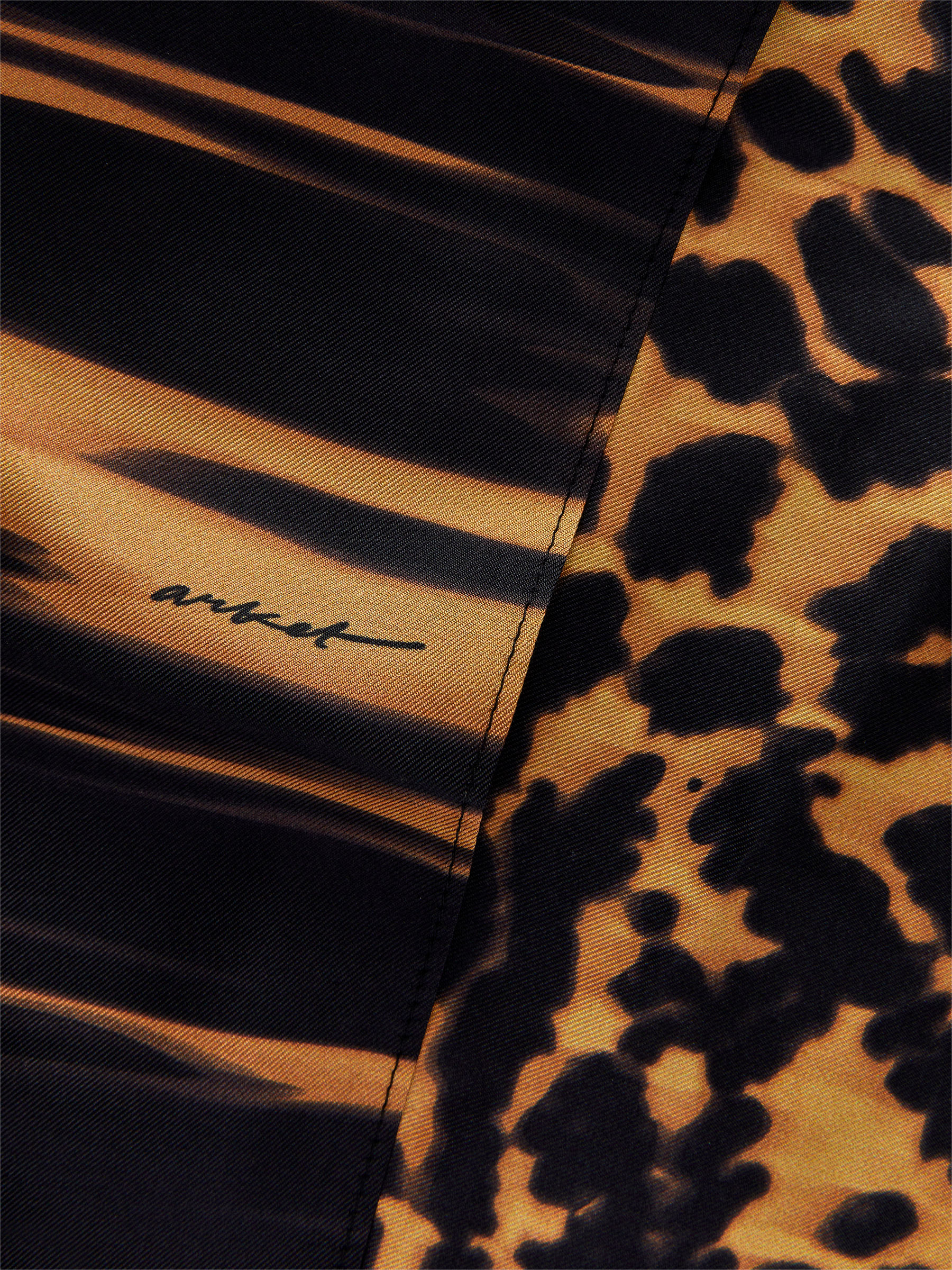 Silk Scarf - Orange/Brown - Women - StillMedia/DescriptiveDetail - 3