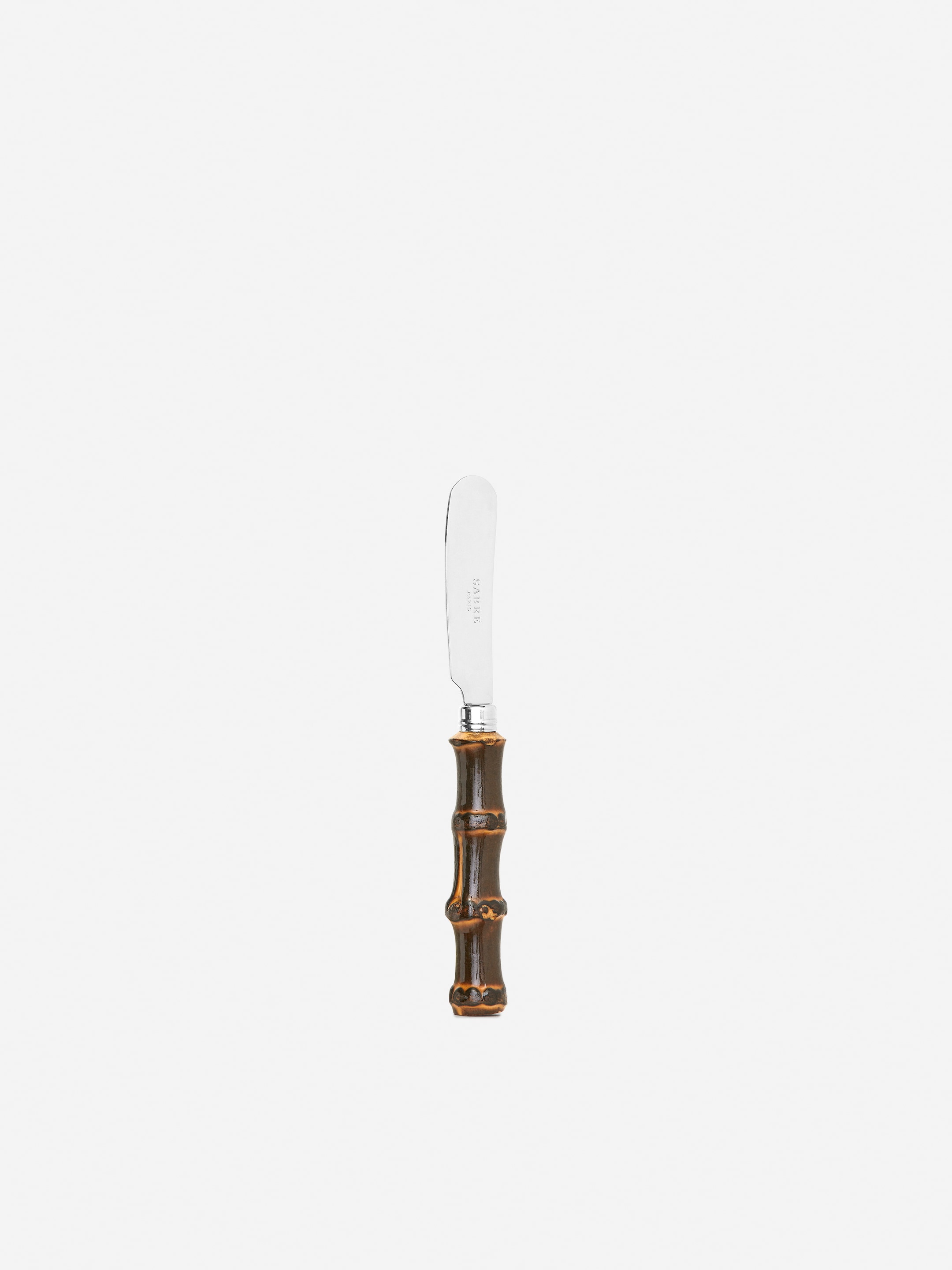 Sabre Paris Bamboo Butter Spreader-#a52a2a-12893
