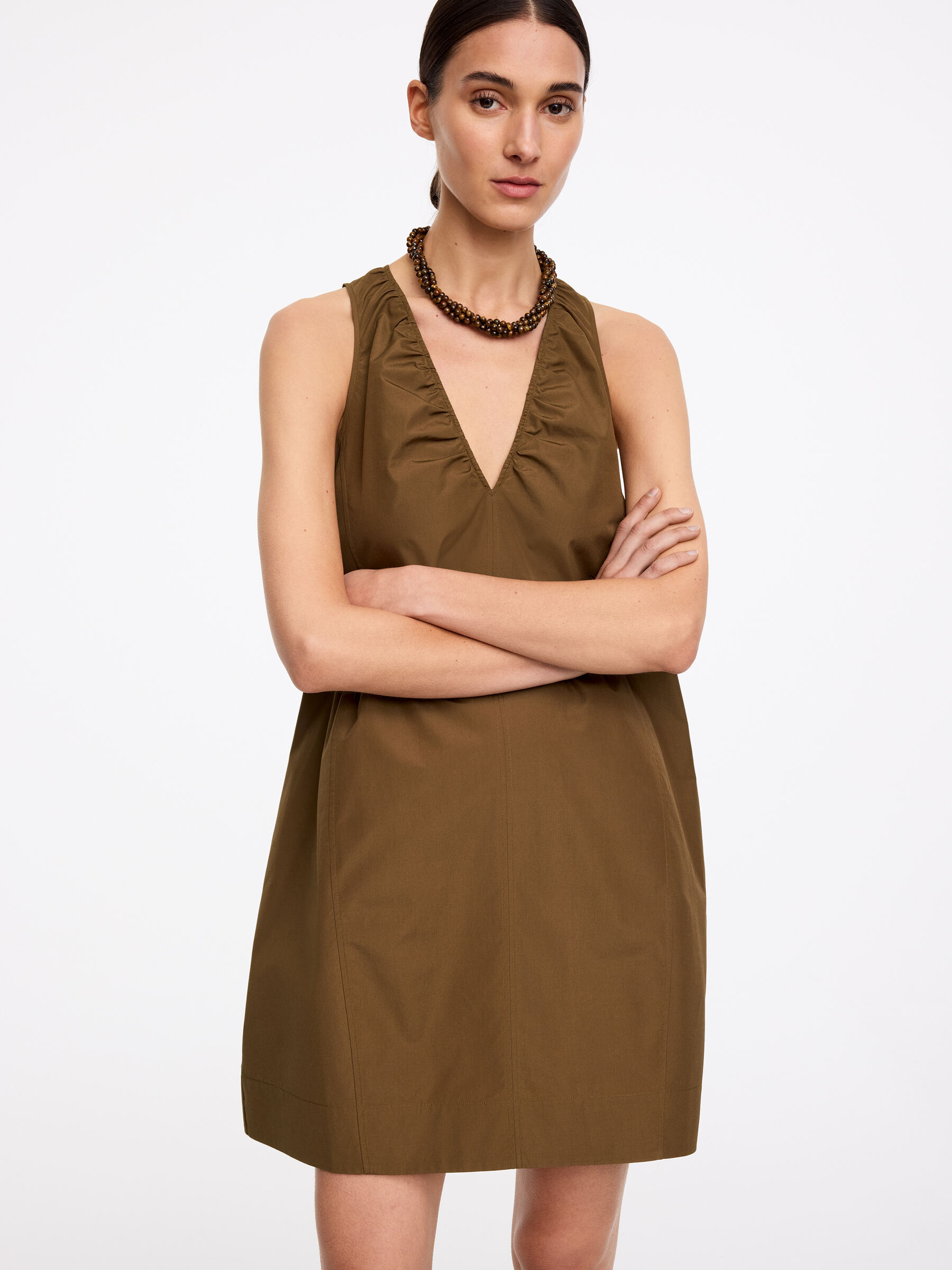 Ärmlös klänning - Brun - Regular fit - Women - StillMedia/Lookbook - 2