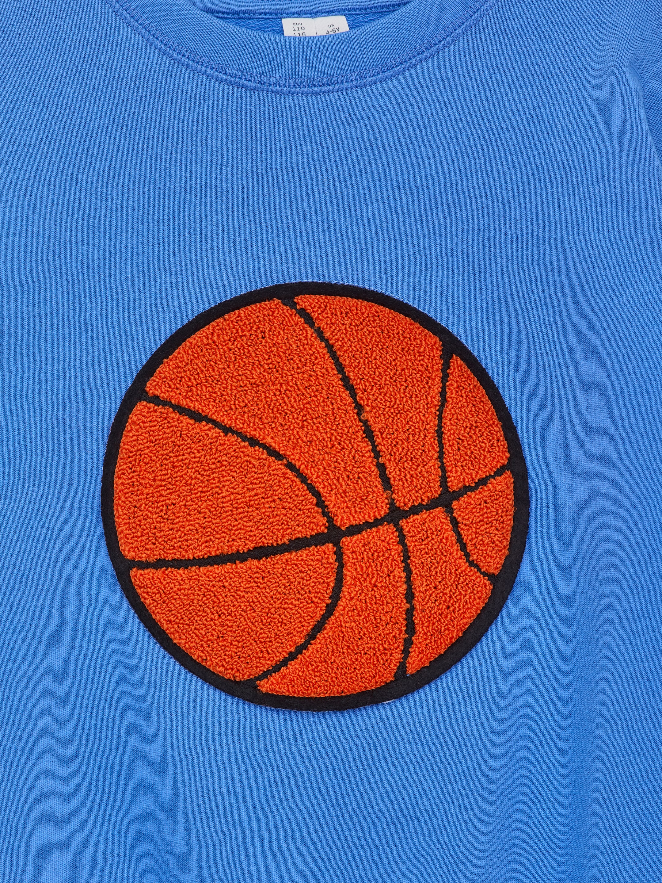 Se større billede: Broderet sweatshirt - Blå/basketball - BØRN | H&M DK 3