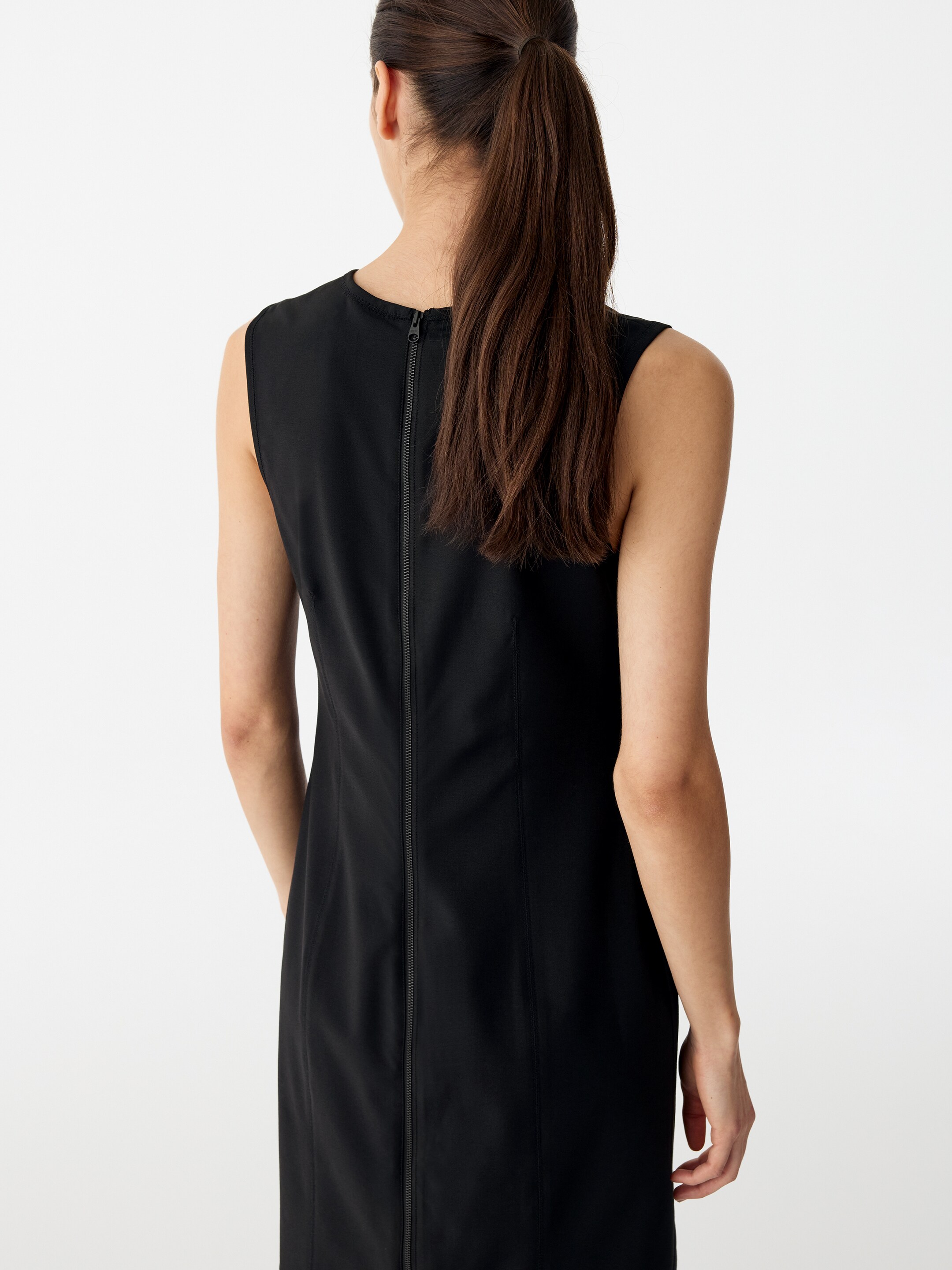 Shiftkleid aus Wollmischung - Schwarz - Slim Fit - women - StillMedia/Lookbook - 9