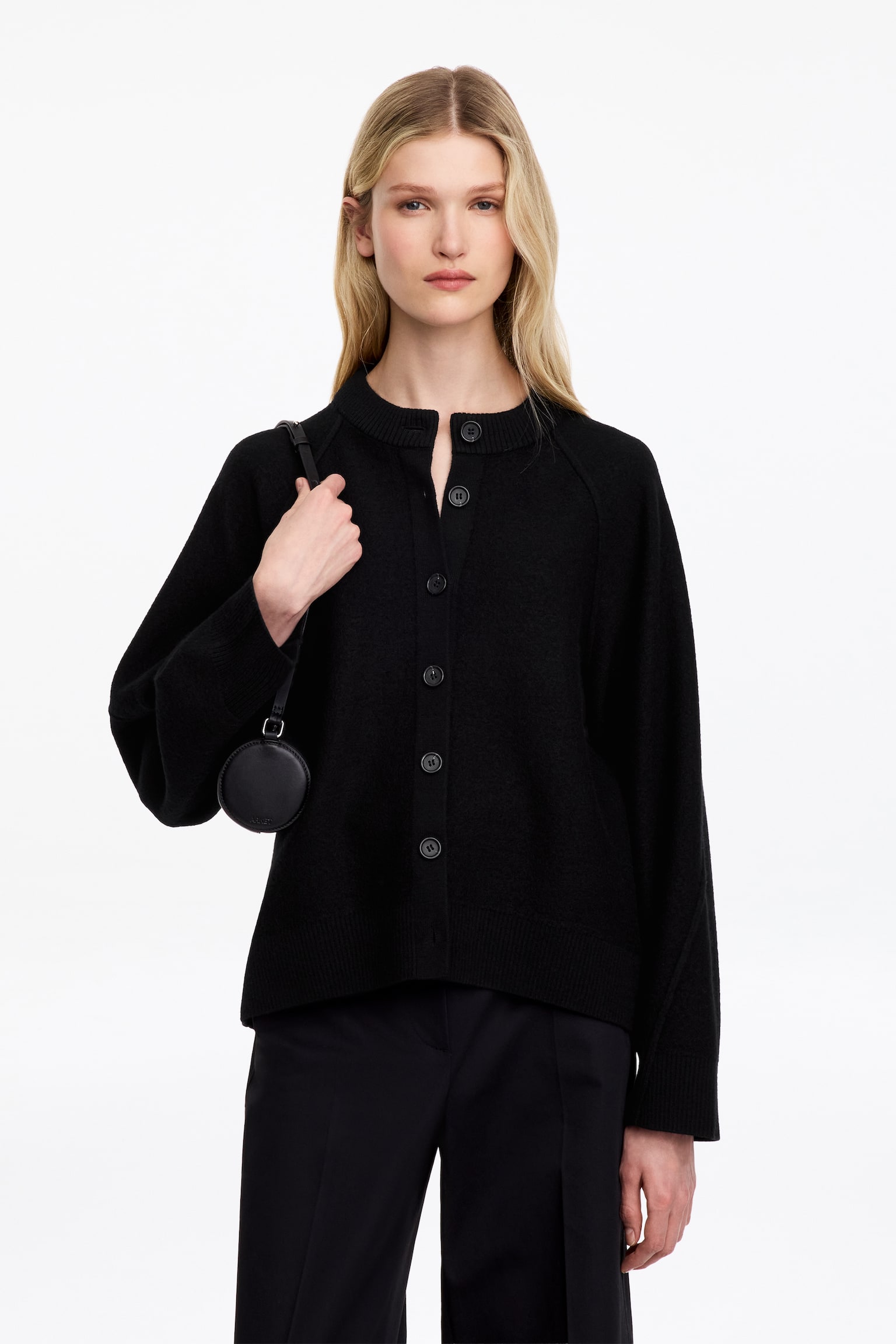 Cardigan en laine bouillie - 1