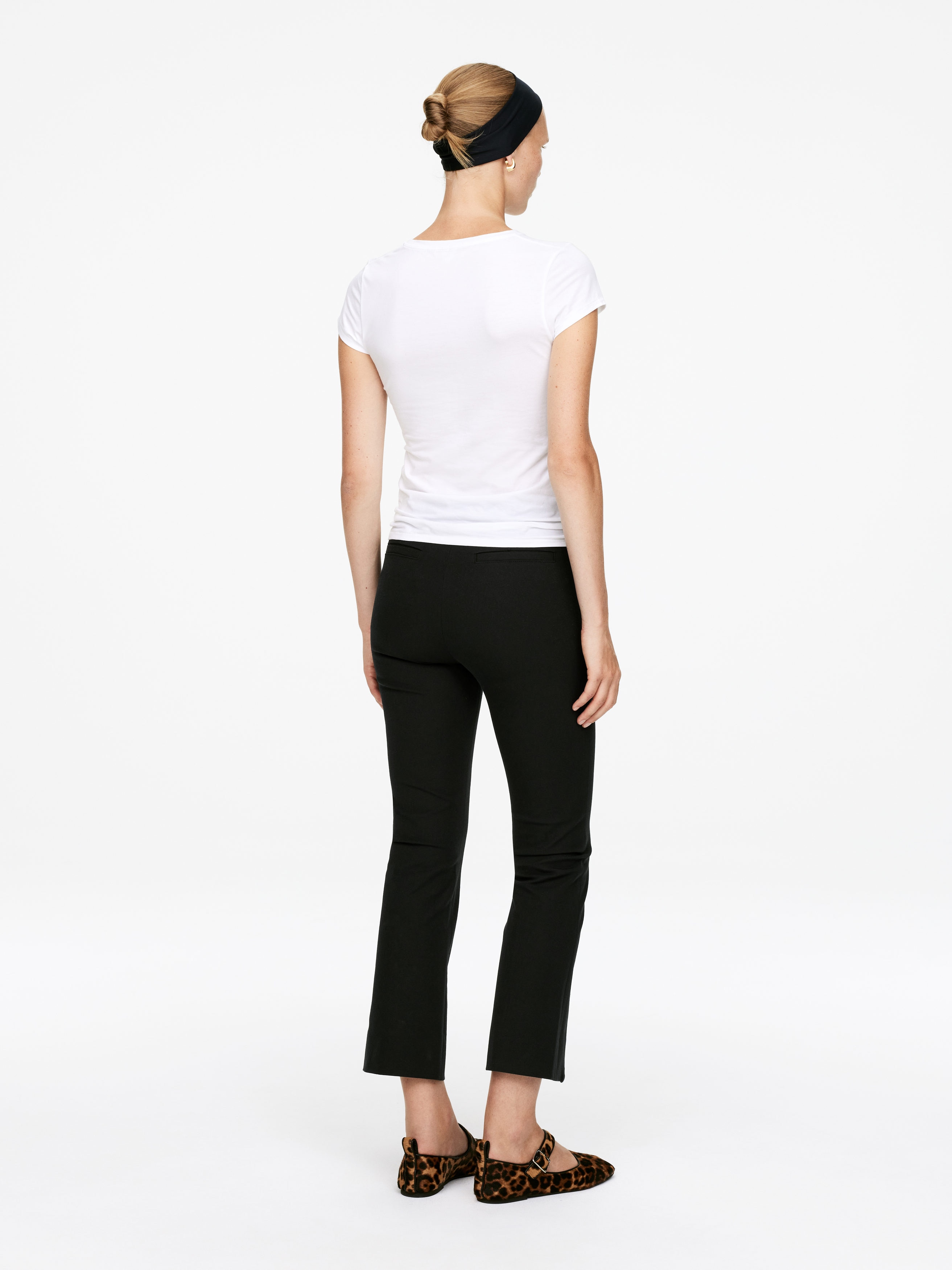 Slim-Fit Trousers - Black - Slim fit - Women - StillMedia/Lookbook - 5