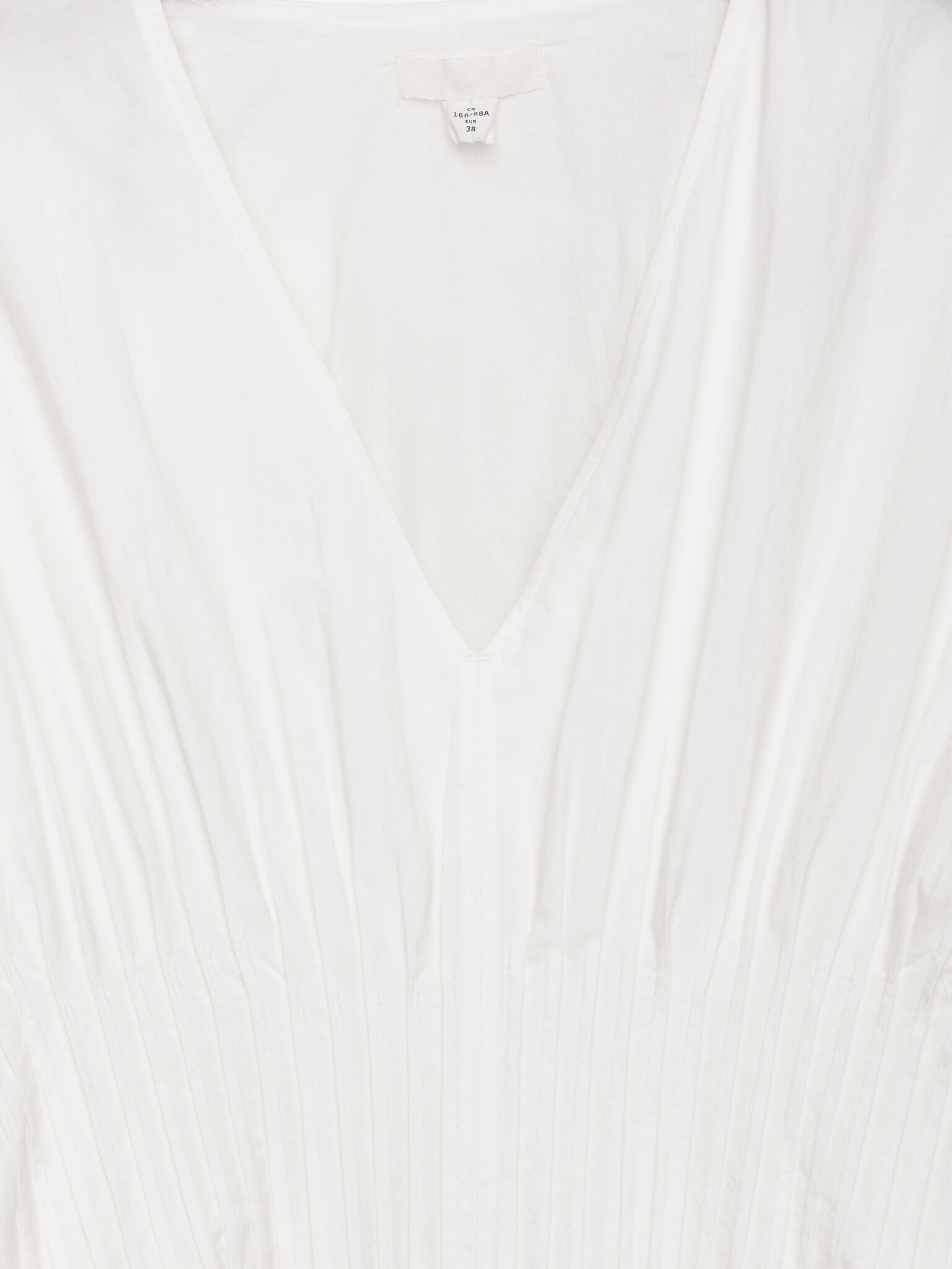 Robe plissée - Blanc - 2