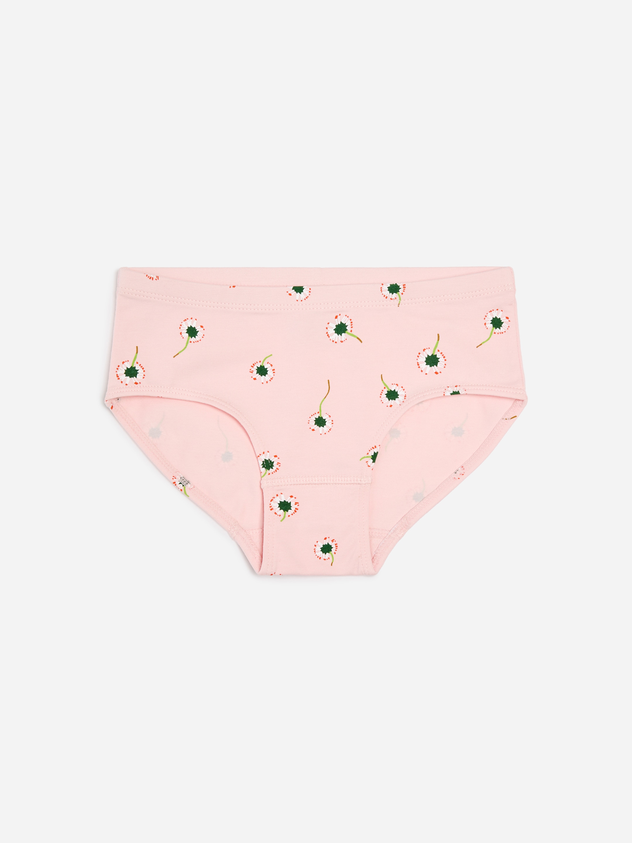 Lot de 3 culottes en jersey de coton - Blanc/Fleurs - Regular fit - Enfant - StillMedia/DescriptiveStillLife - 3