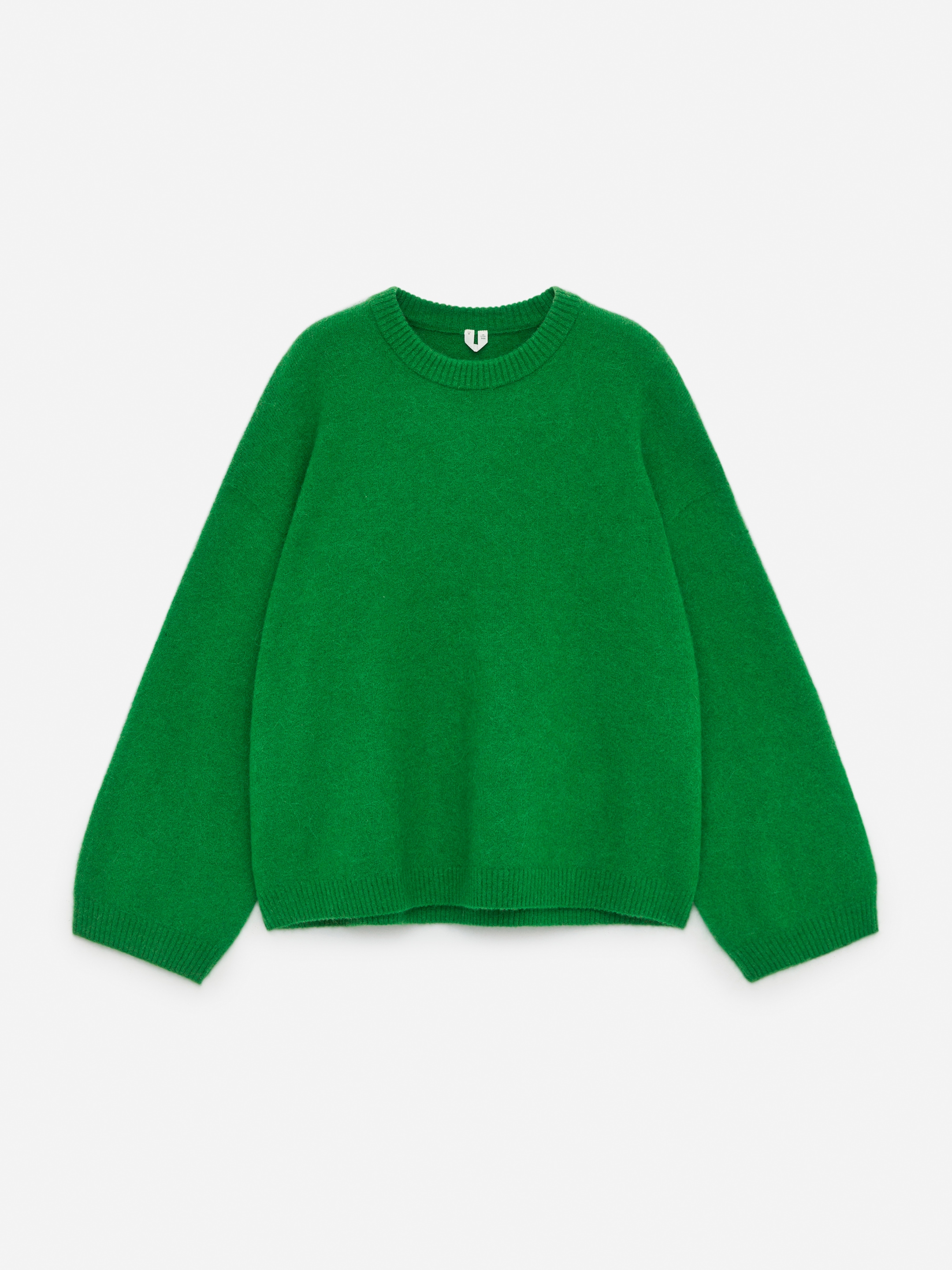 Tröja i alpacka och ull - Ljusgrön - Oversized - Women - StillMedia/DescriptiveStillLife - 2
