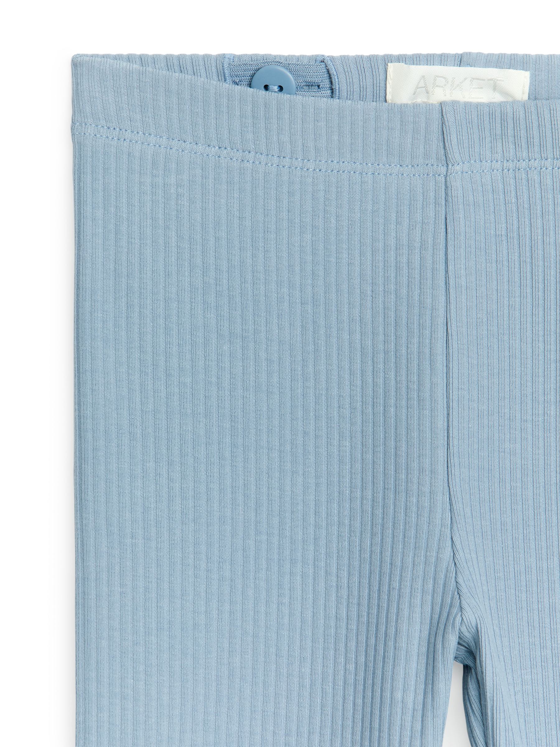 Gerippte Jersey-Leggings - Taubenblau - Regular Fit - Kinder - StillMedia/DescriptiveDetail - 2