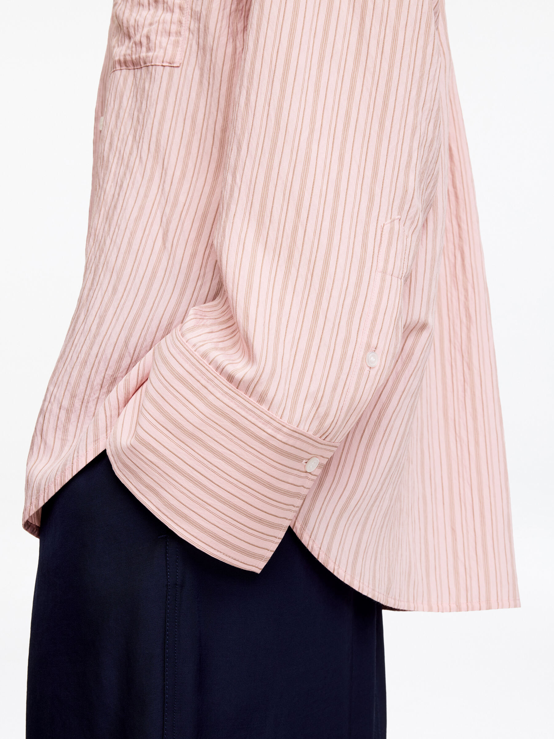 Skjorta i viskosblandning - Rosa - Regular fit - Women - StillMedia/Lookbook - 4