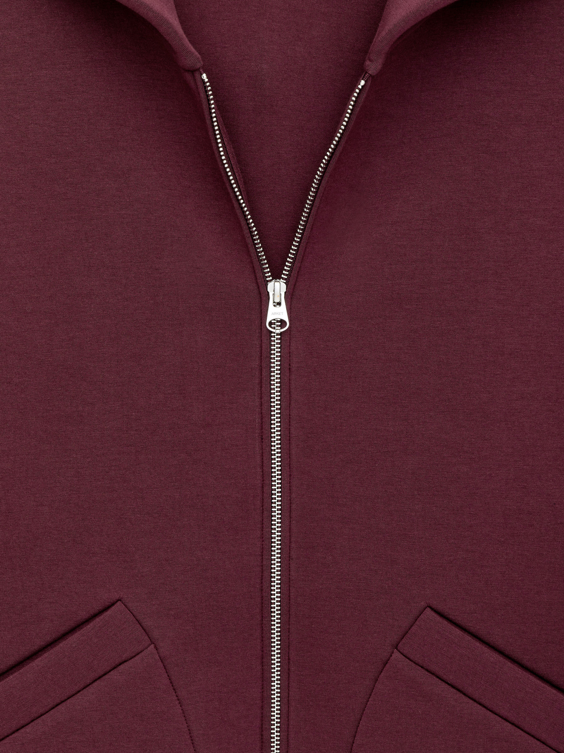 Scuba Zip Hoodie - Dark Red - Relaxed fit - Men - StillMedia/DescriptiveDetail - 1