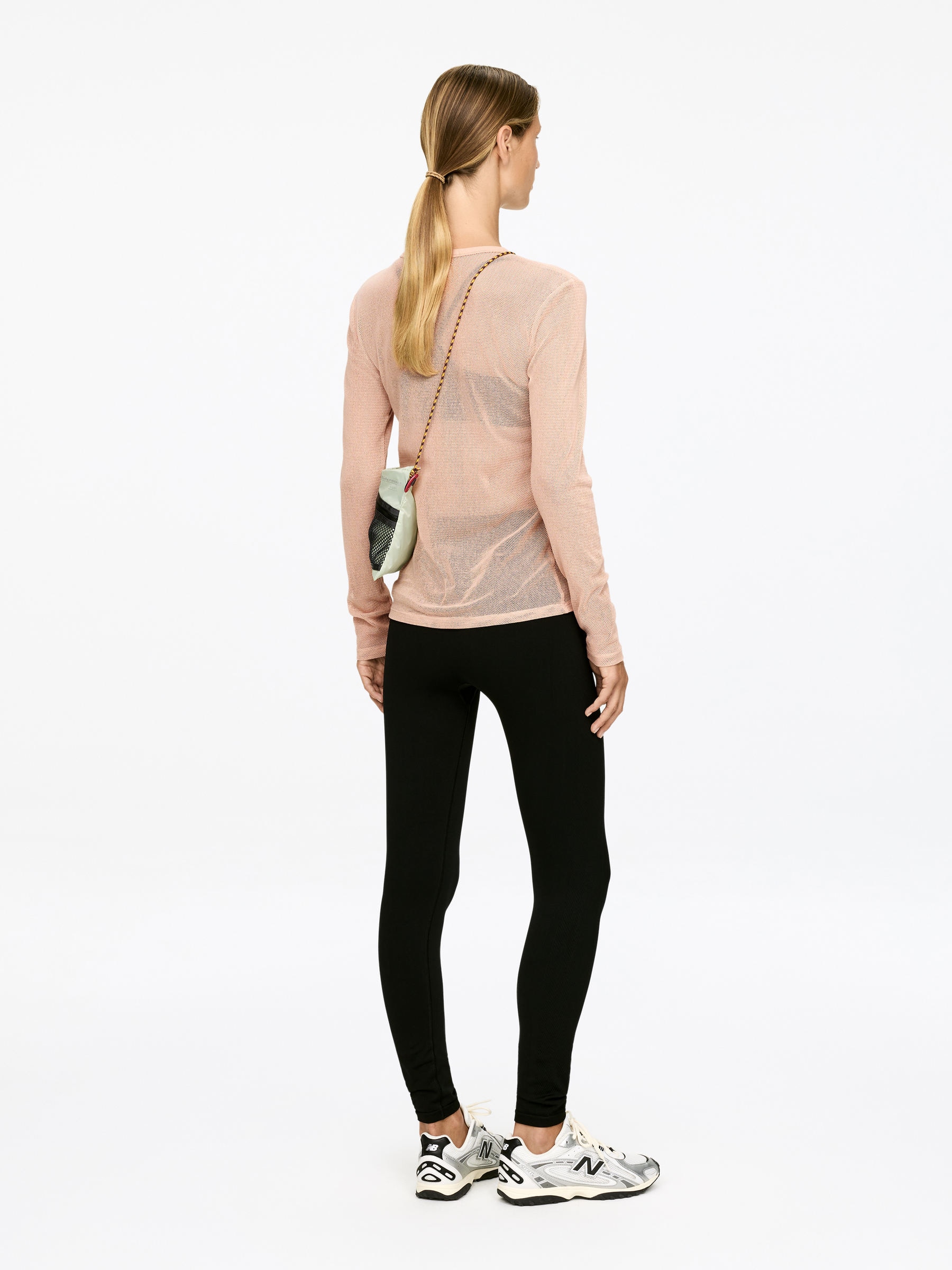 Mesh Top - Beige - Regular fit - Women - StillMedia/Lookbook - 5