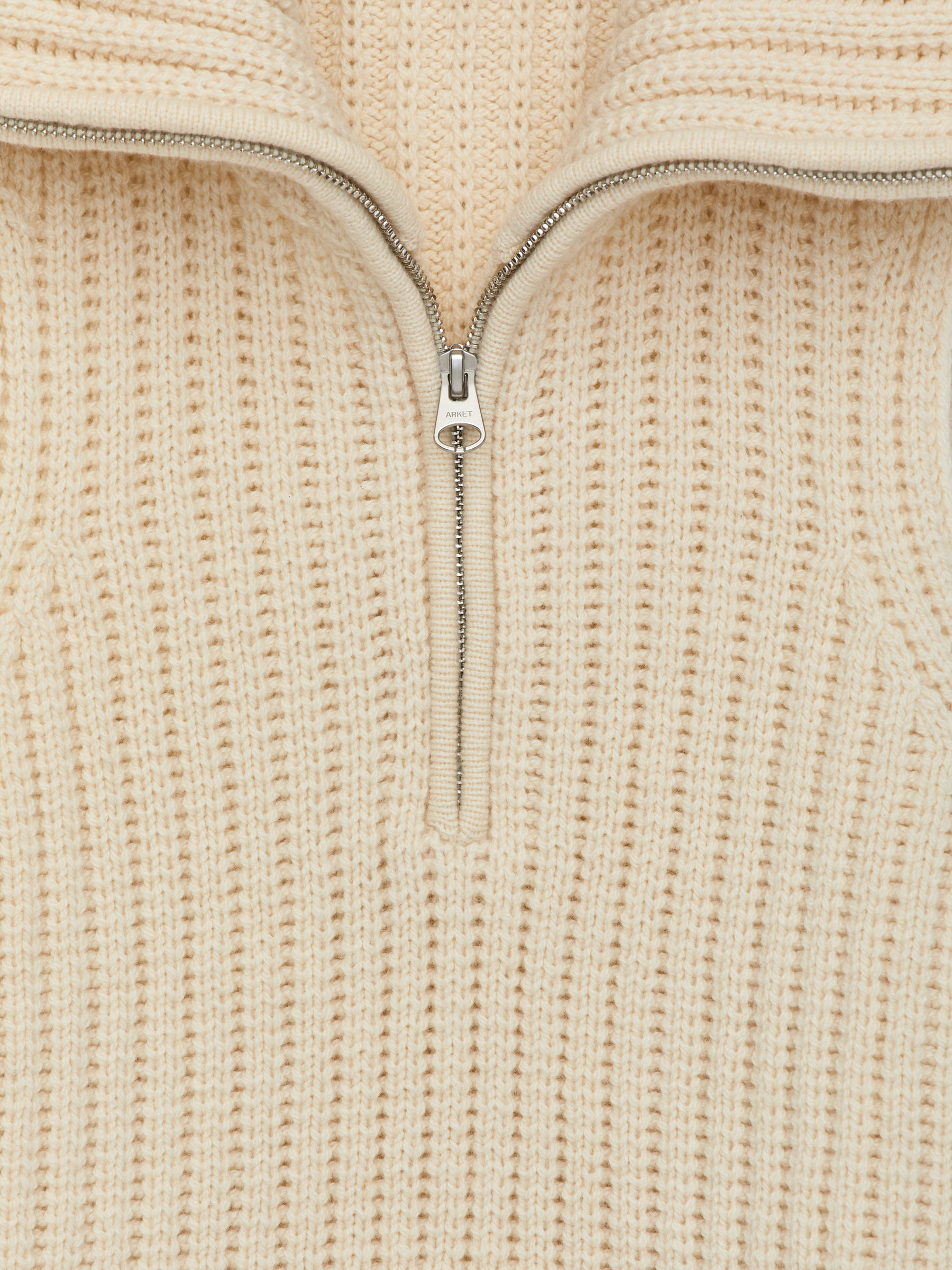 Gilet en laine côtelée - Blanc cassé - Regular fit - Femme - StillMedia/DescriptiveDetail - 2