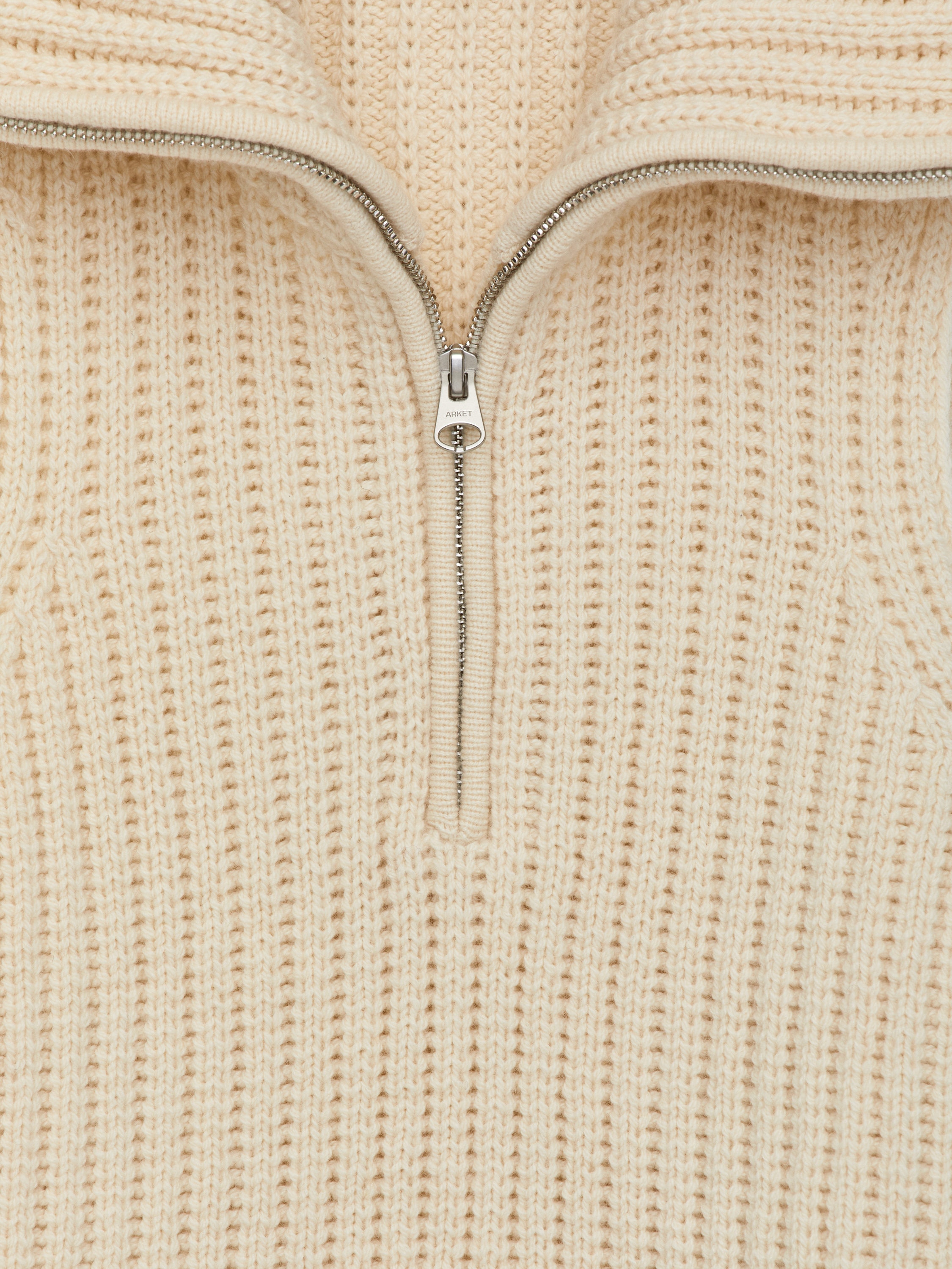 Ribbed Wool Vest - Off White - Regular fit - Women - StillMedia/DescriptiveDetail - 2