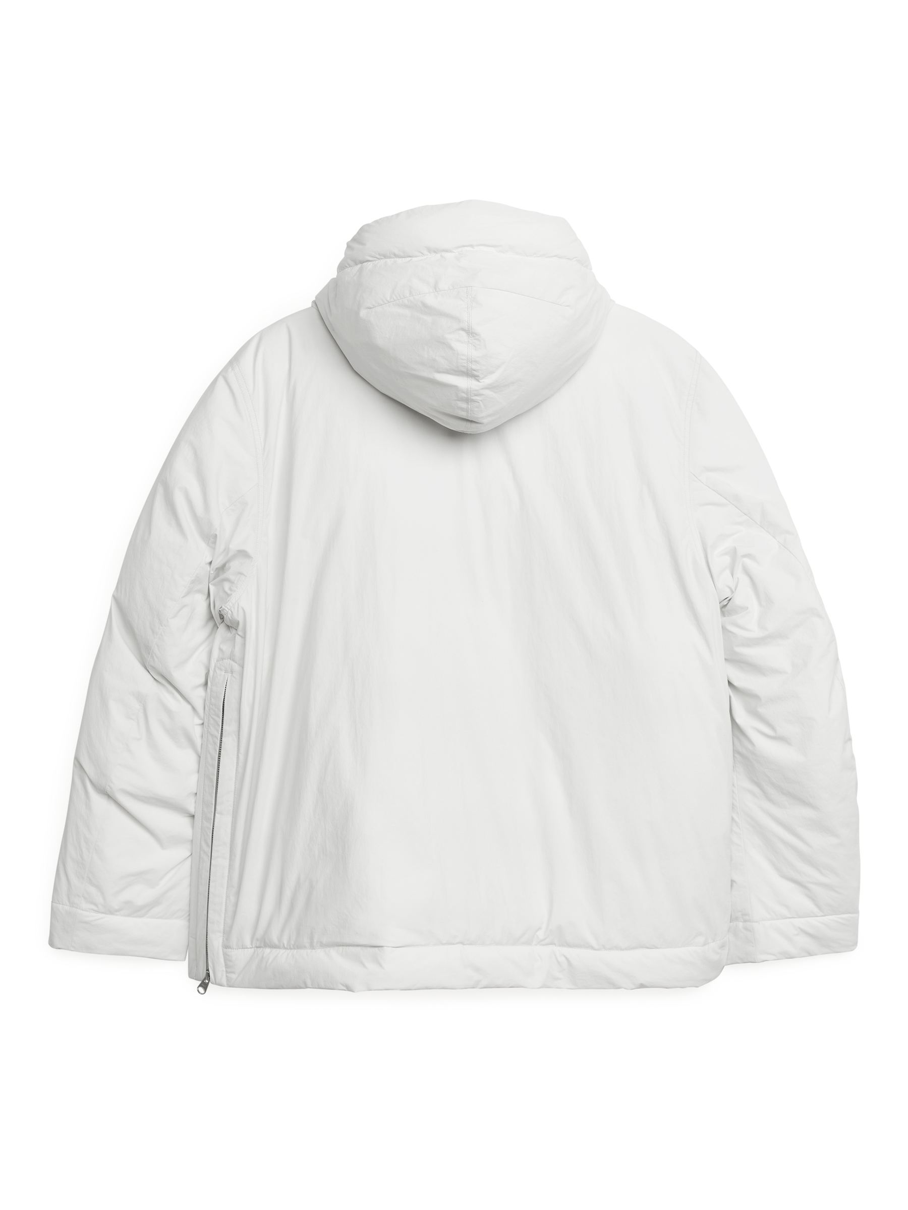 Padded Anorak - White - Relaxed fit - Men - StillMedia/DescriptiveStillLife - 3