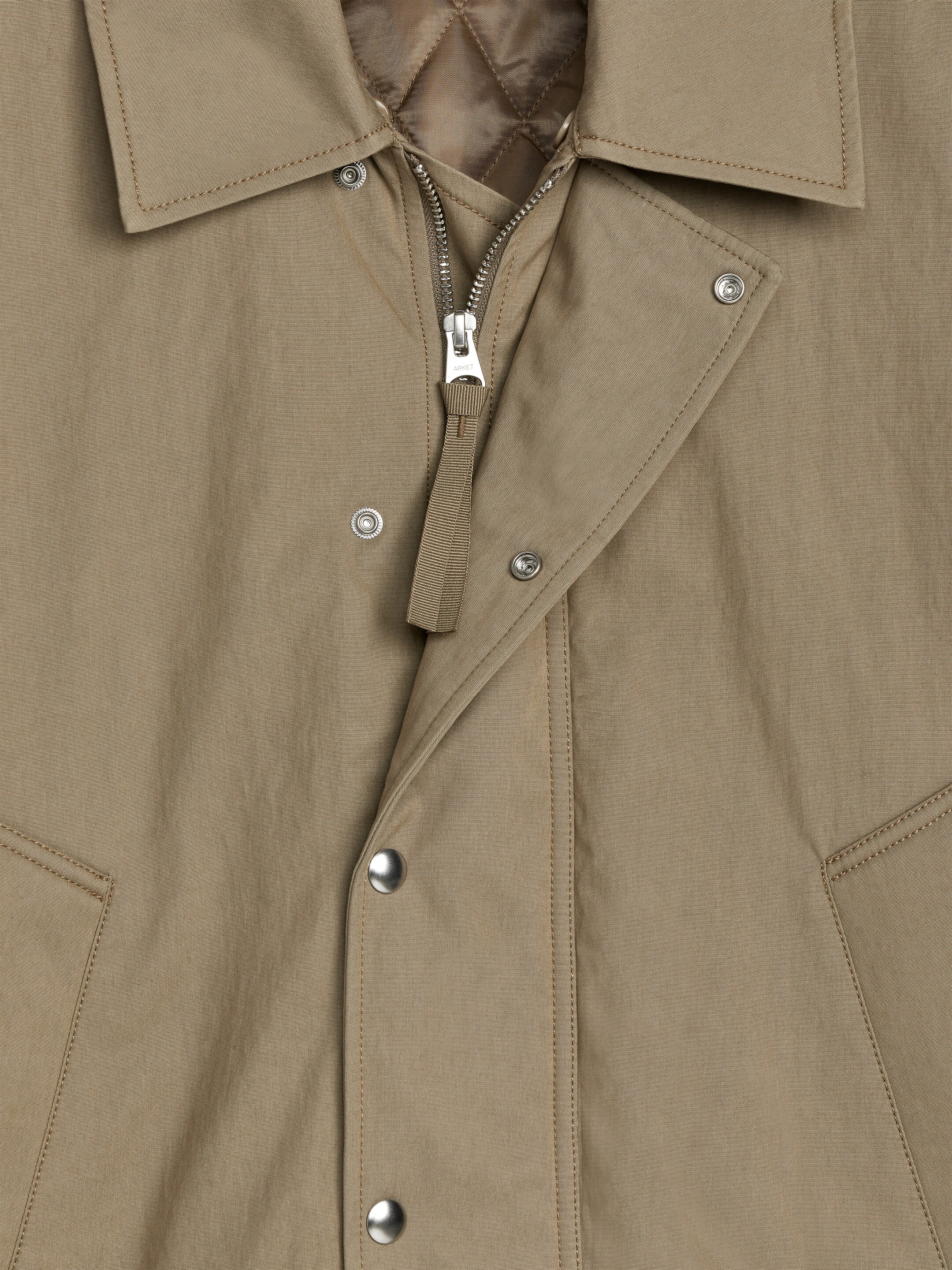 Ingrandisci l'immagine: Faux-Fur Collar Jacket - Mole - UOMO | H&M CH 4