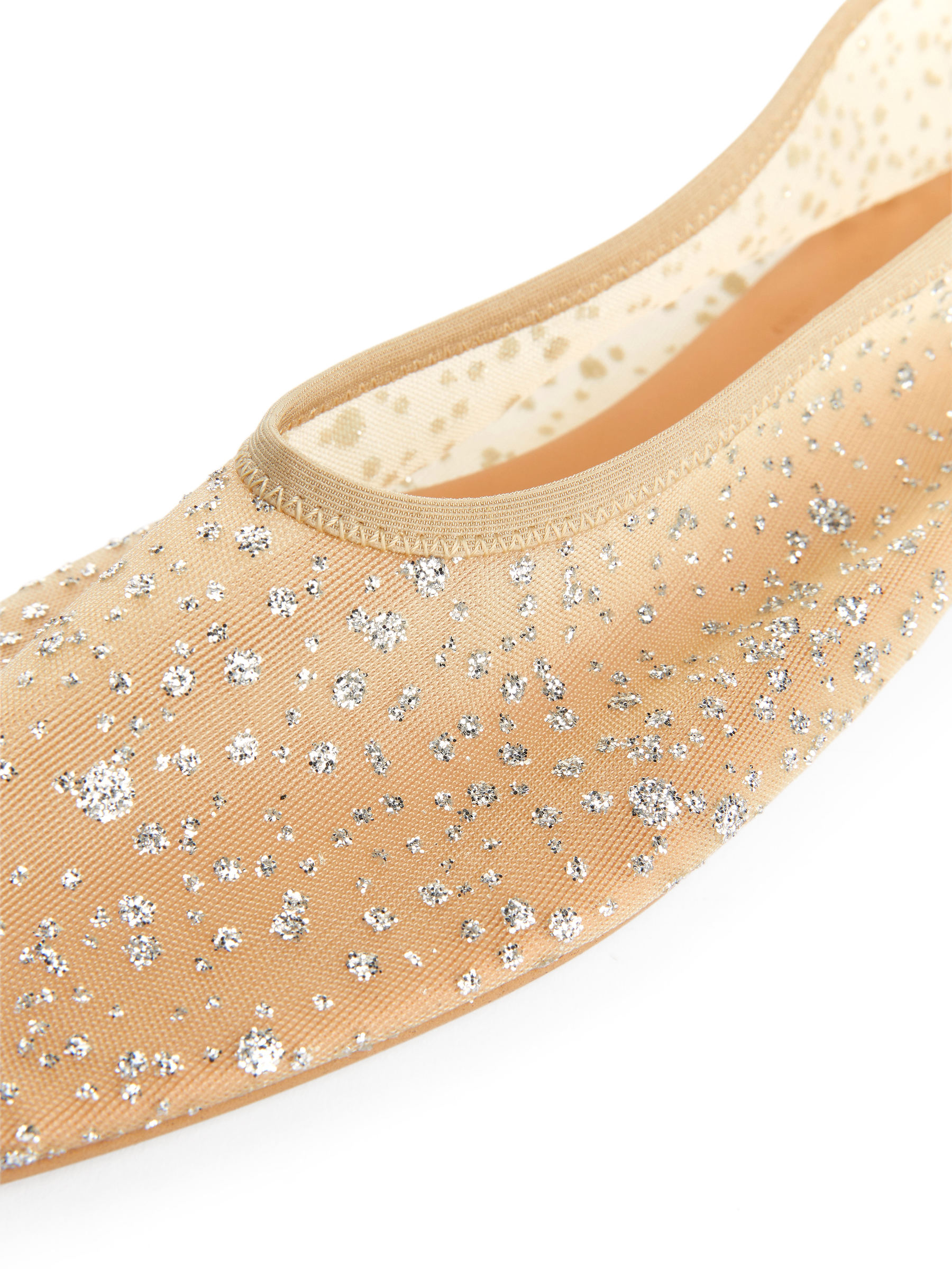 専用　新品　BRENTELLA BALLERINA ベージュ37 Cendrillon Vegan バレエフラット - ラバーソール【New Size