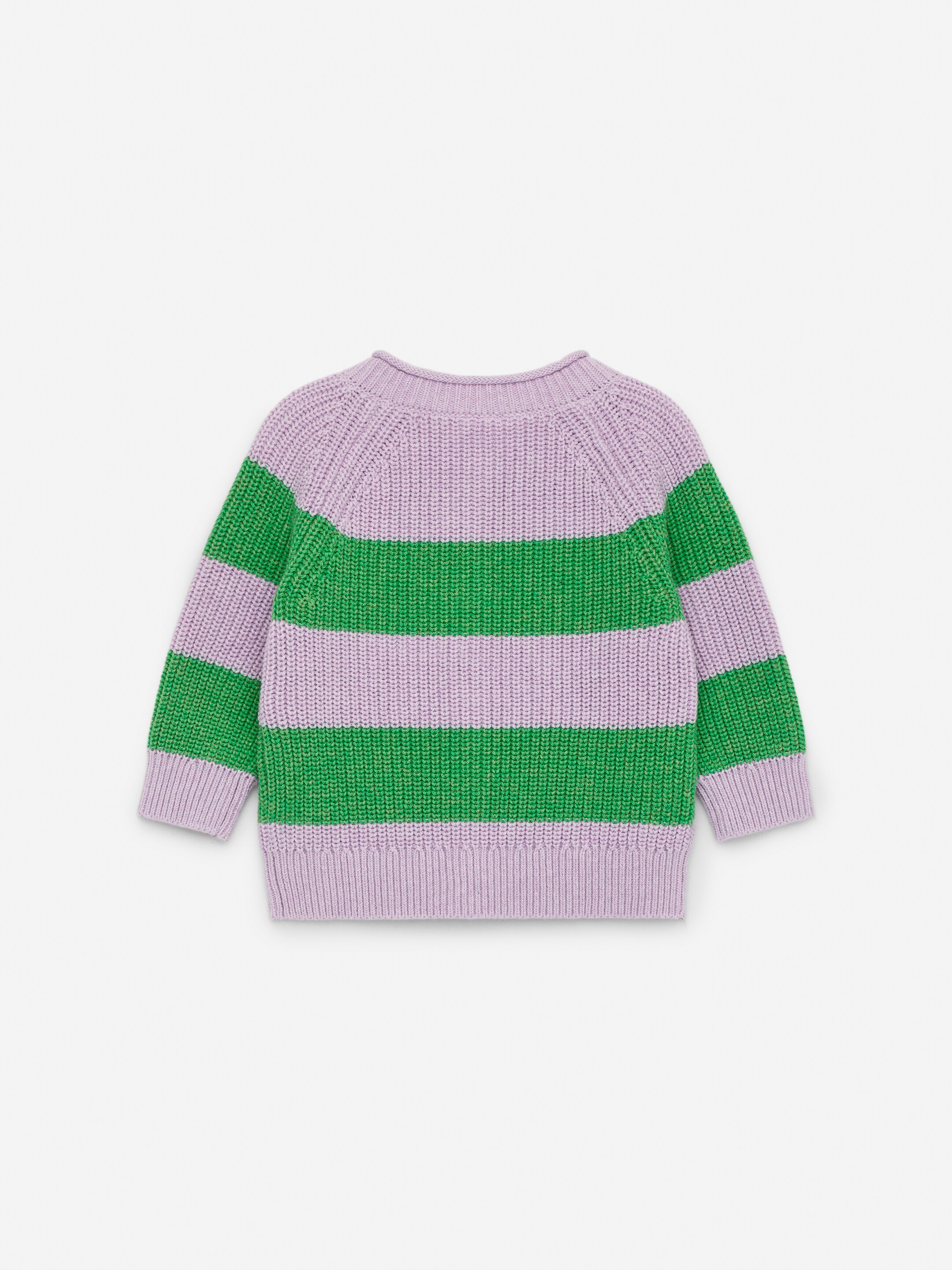 Zobrazit větší obrázek: Pletený bavlněný kardigan - Fialová/Zelená - DĚTI | H&M CZ 2