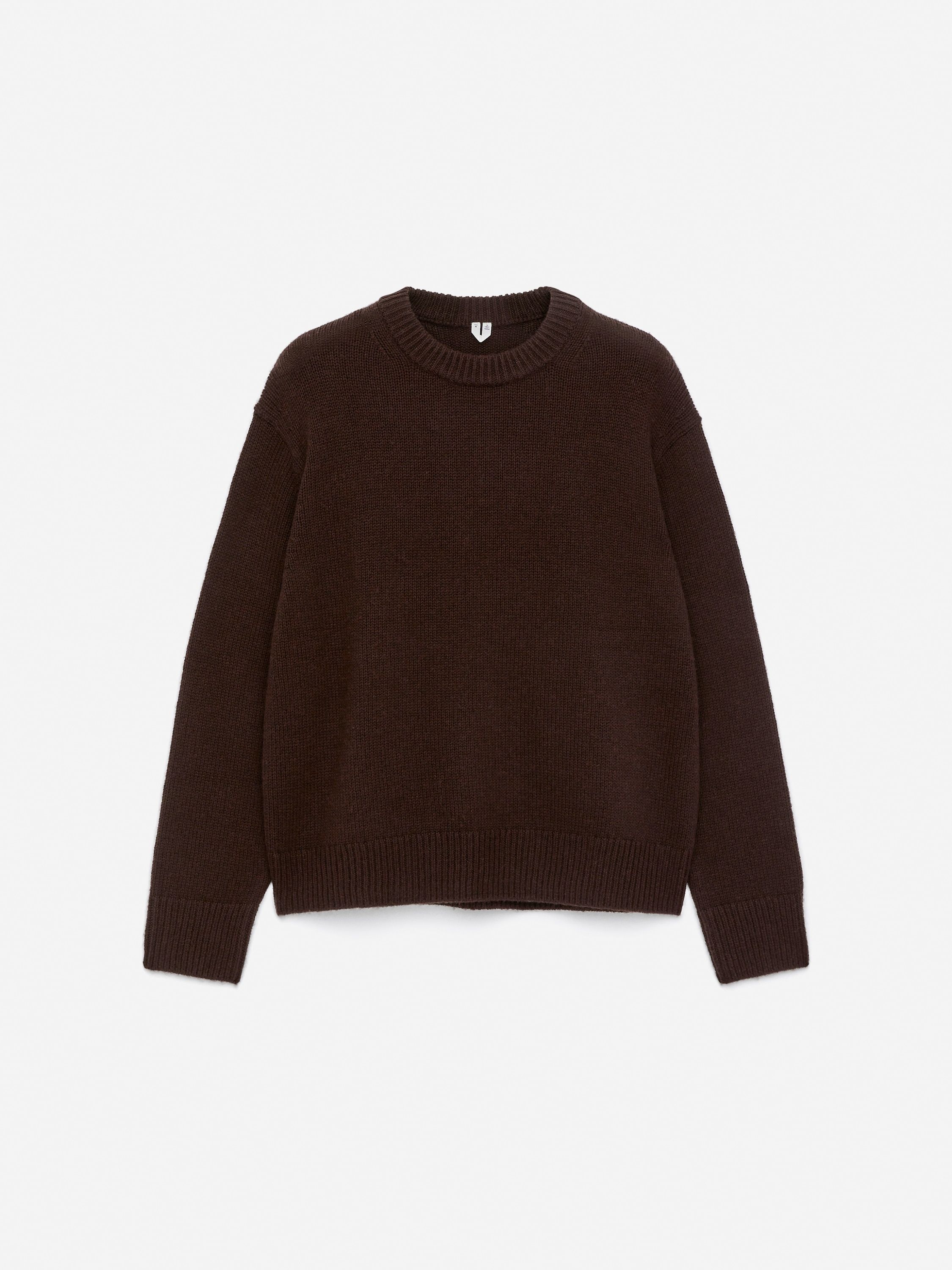 Pull en maille de laine épaisse - Bordeaux/Charbon chiné/Gris clair chiné/Bleu foncé/Blanc cassé/Beige chiné/Marron foncé/Bleu moyen
