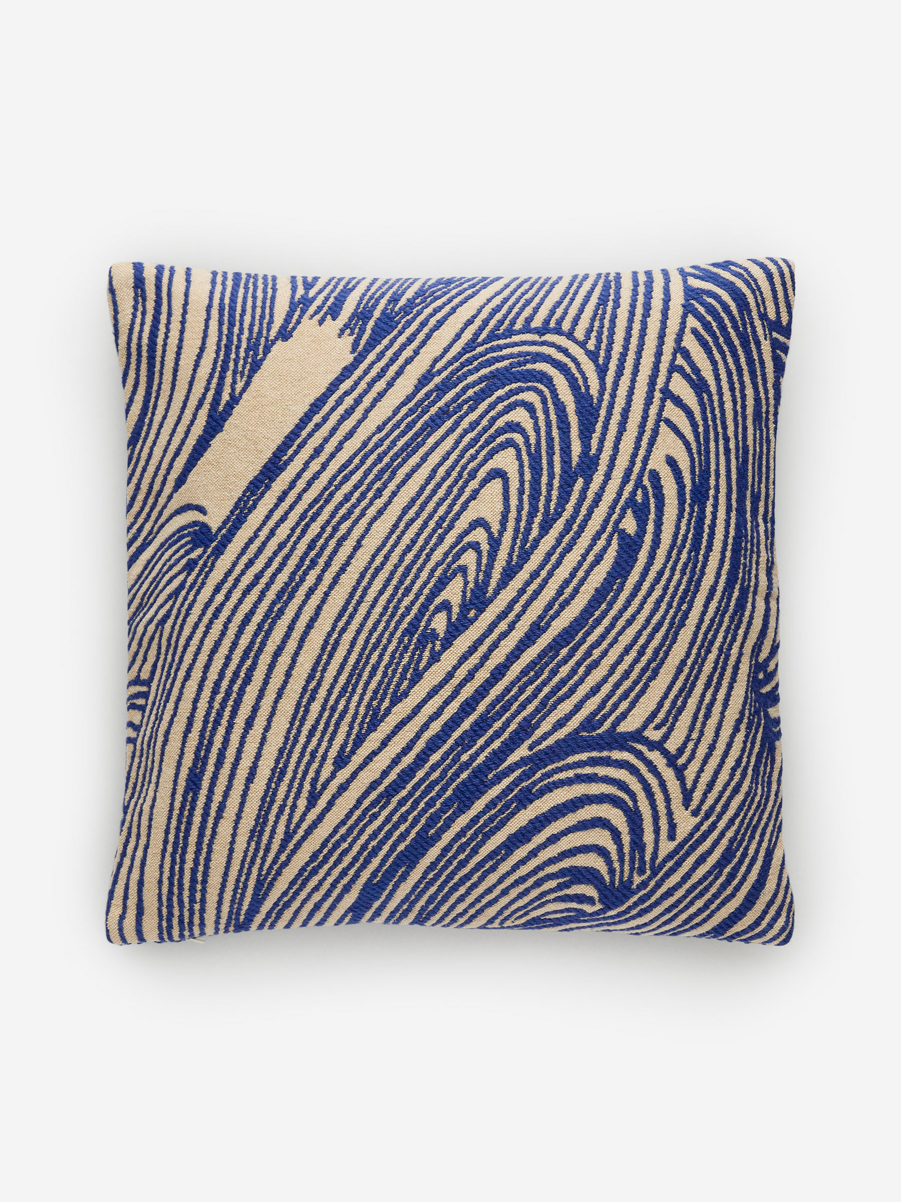 Cotton Wool Cushion Cover 50 x 50 cm - Blue/Beige - Homeware - StillMedia/DescriptiveStillLife - 2