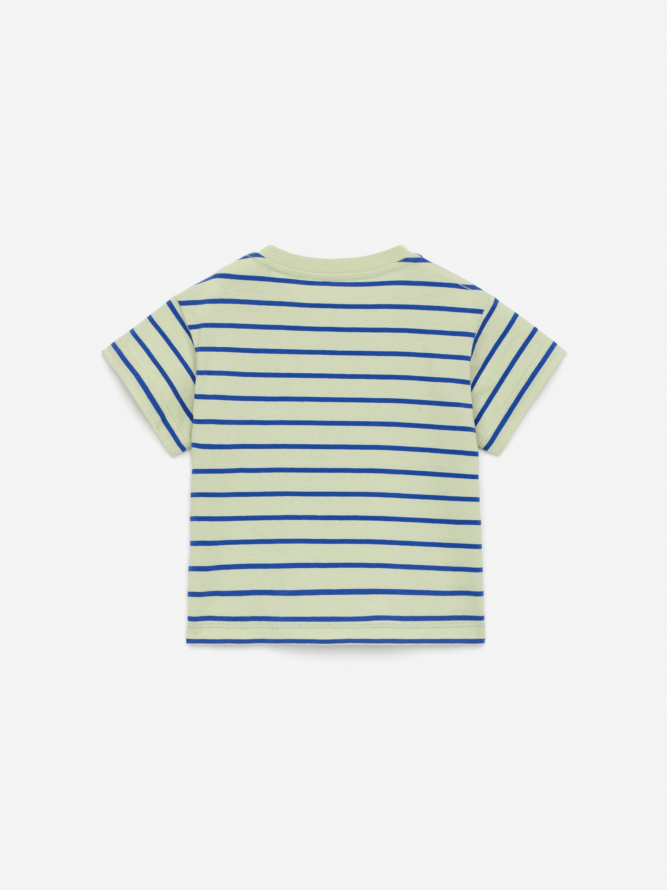 Zobacz większy obraz: Short Sleeve T-Shirt - Limonkowy/niebieski - Dziecko | H&M PL 2