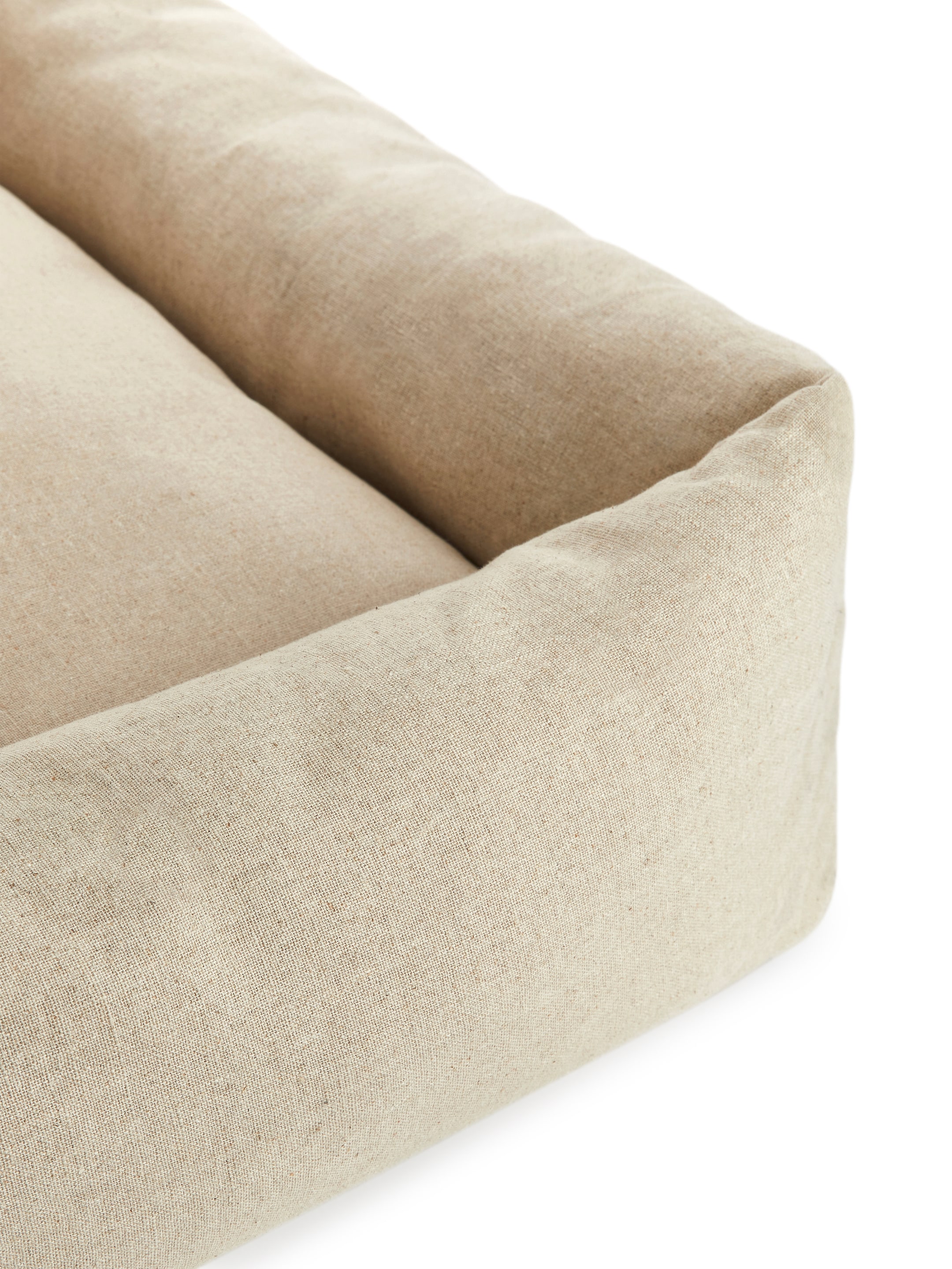 Mittelgroßes, gepolstertes Hundebett - Beige - Haushaltswaren - StillMedia/DescriptiveDetail - 1