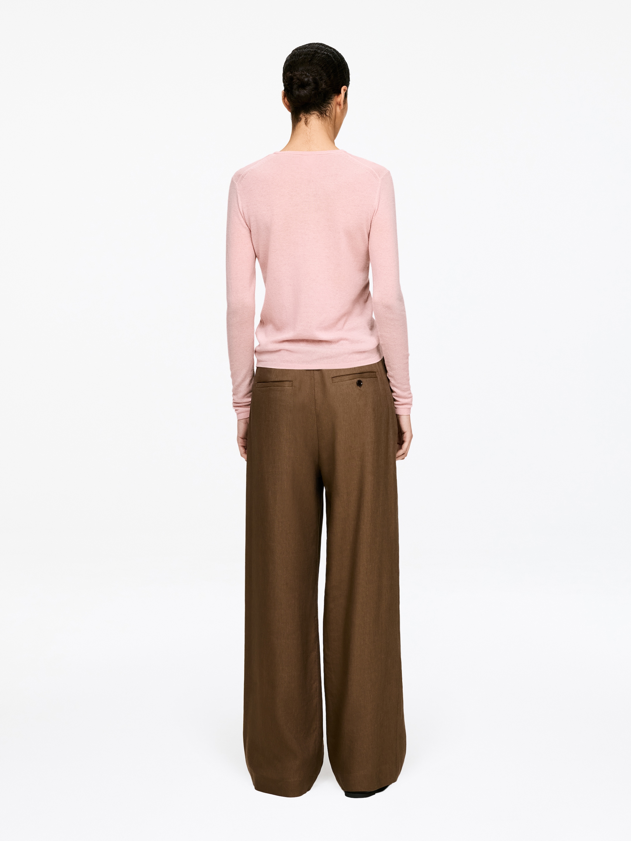 Tröja i ren kashmir - Rosa - Regular fit - Women - StillMedia/Lookbook - 7