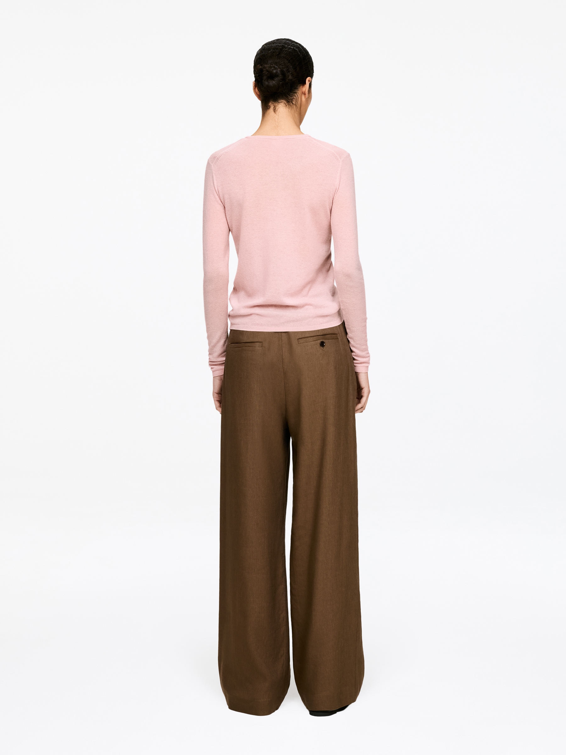 Pure Cashmere Jumper - Pink - Regular fit - Women - StillMedia/Lookbook - 7